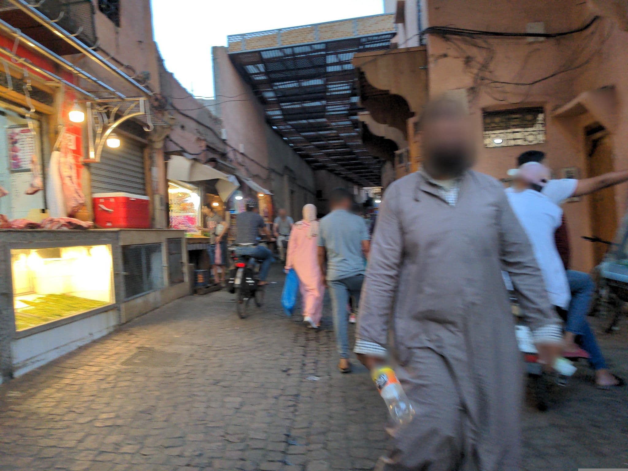 Street view near Dar Mirai, Marrakesh