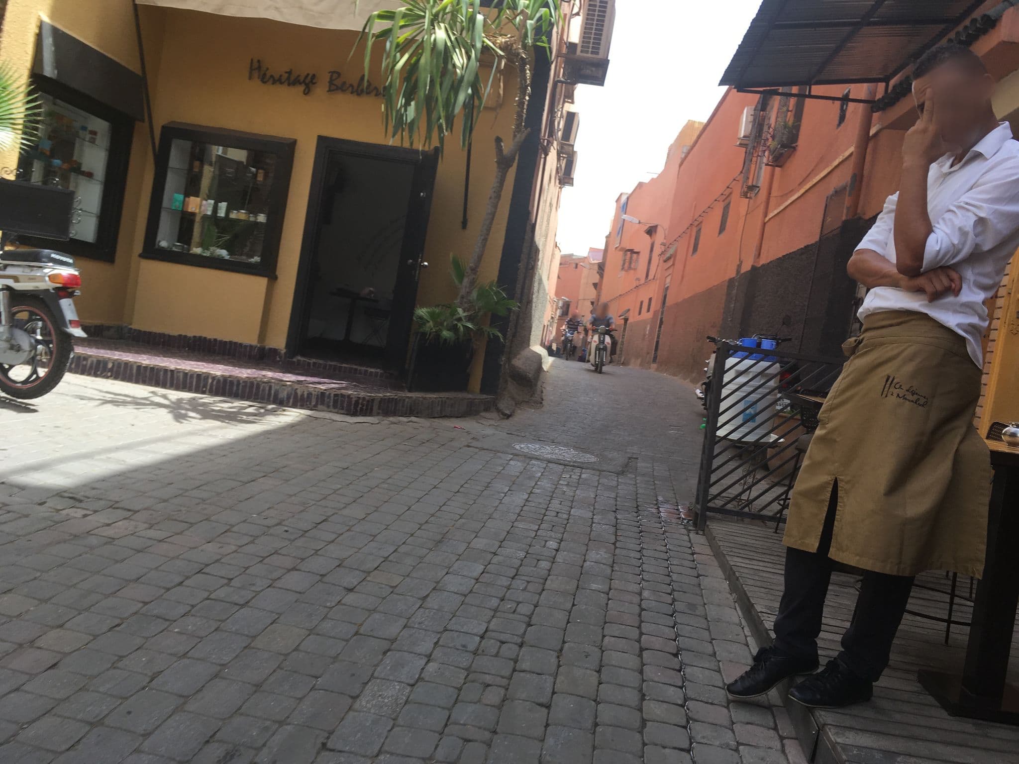 Street view near Riad Ralhaya, Marrakesh