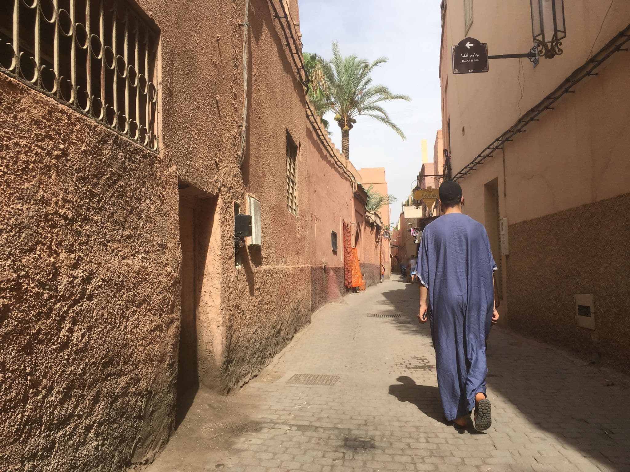 Street view near Riad Cala Medina, Marrakesh