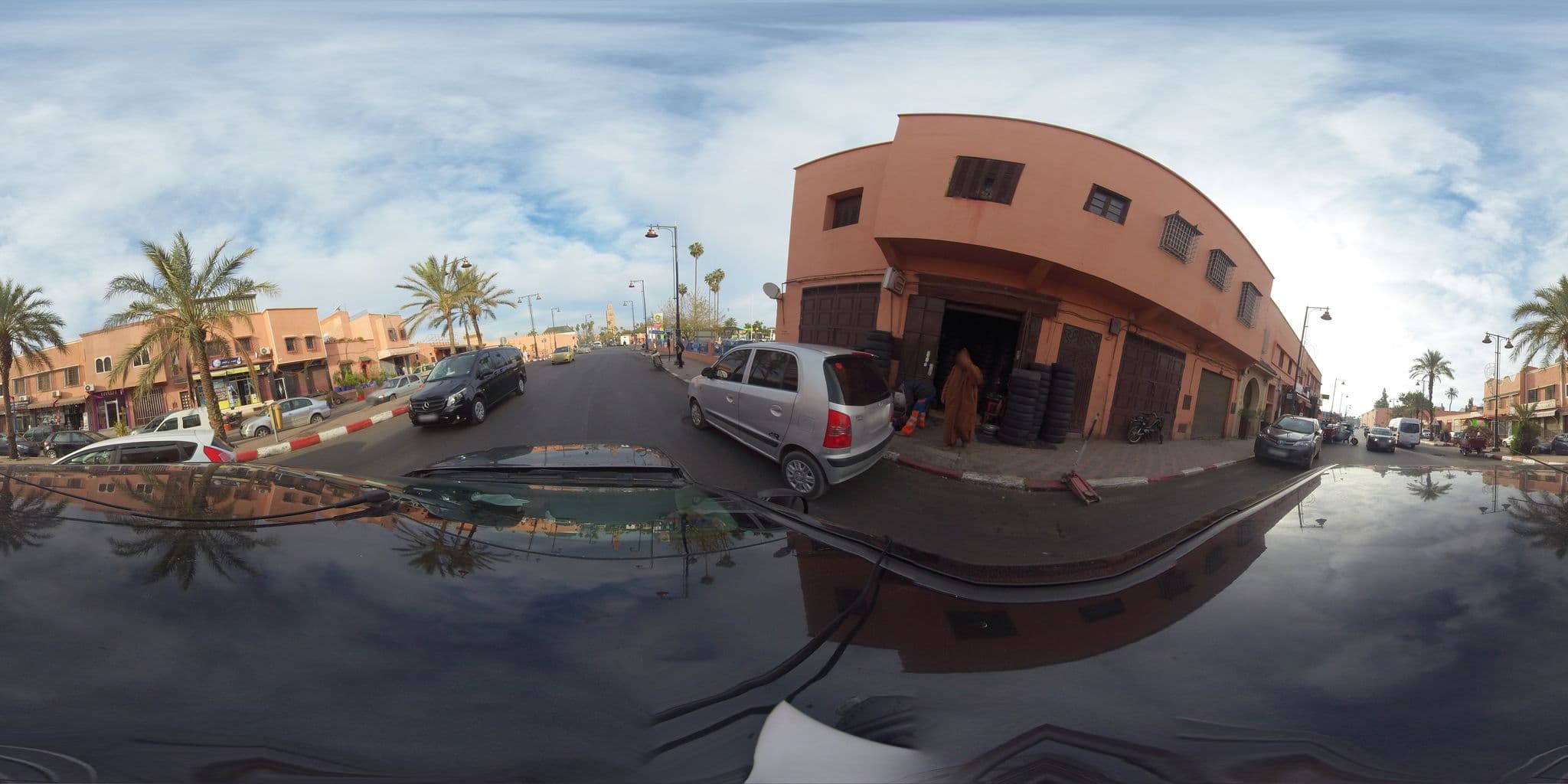 Street view near La Villa des Orangers, Marrakesh