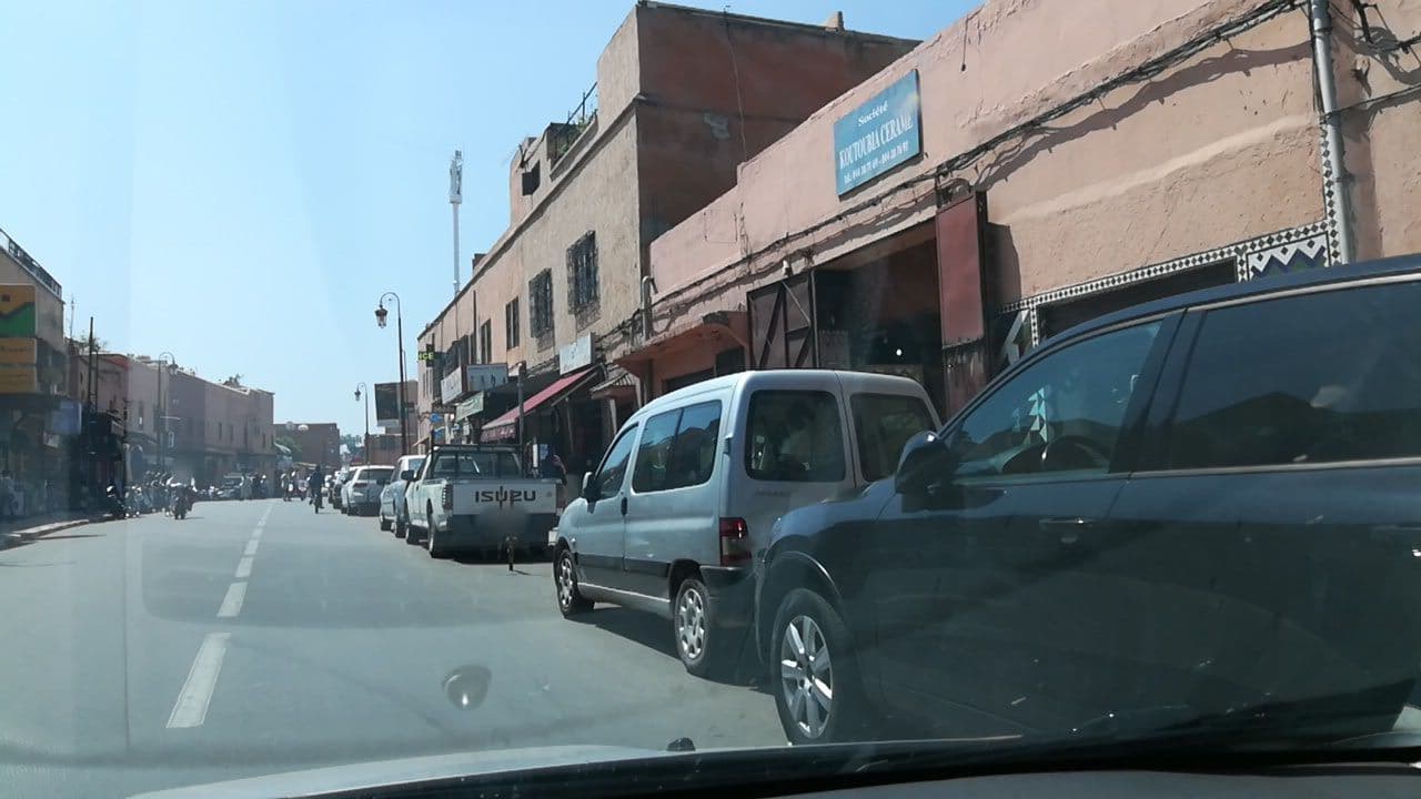 Street view near Jennah Rouge, Marrakesh