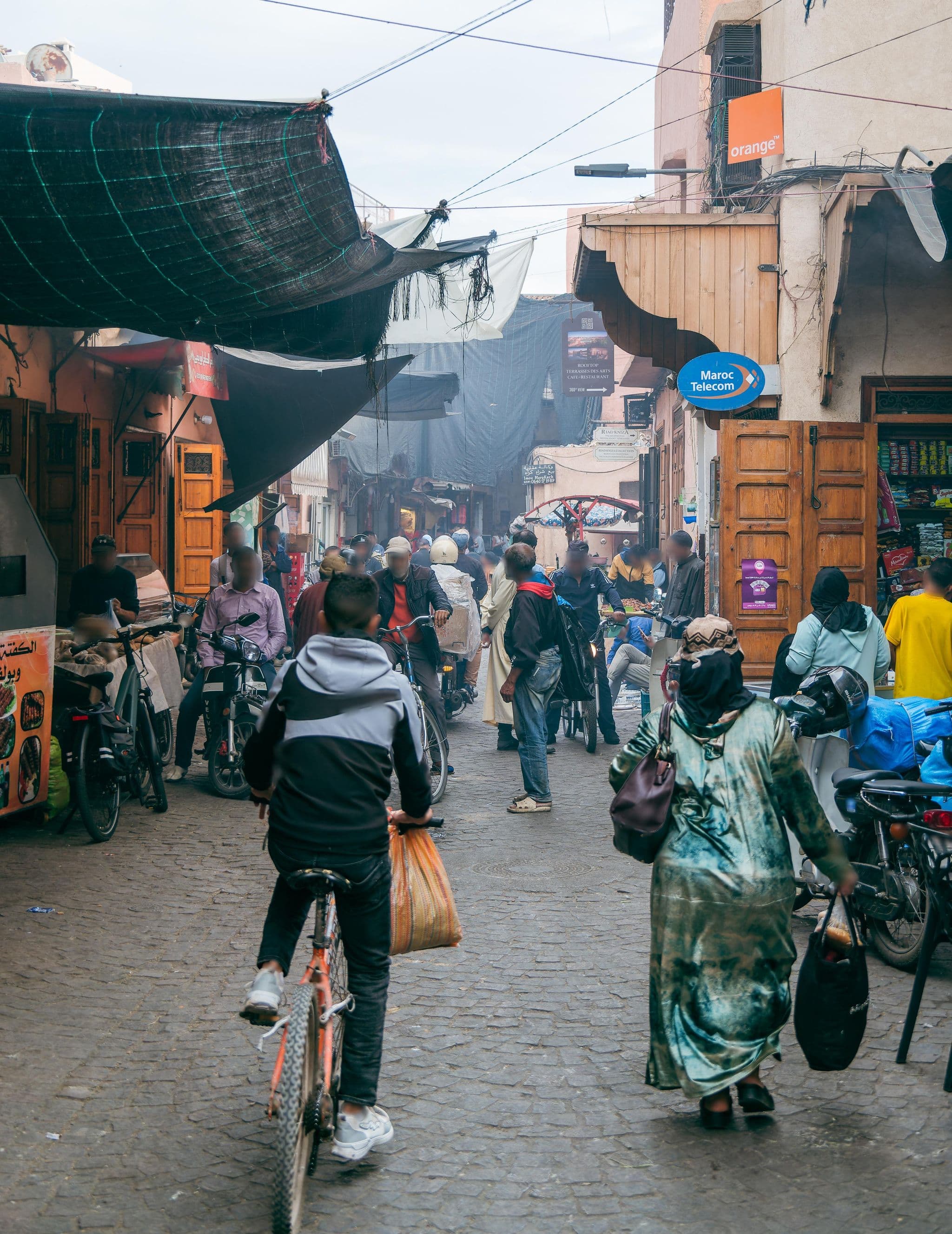 Street view near Maison Aicha, Marrakesh