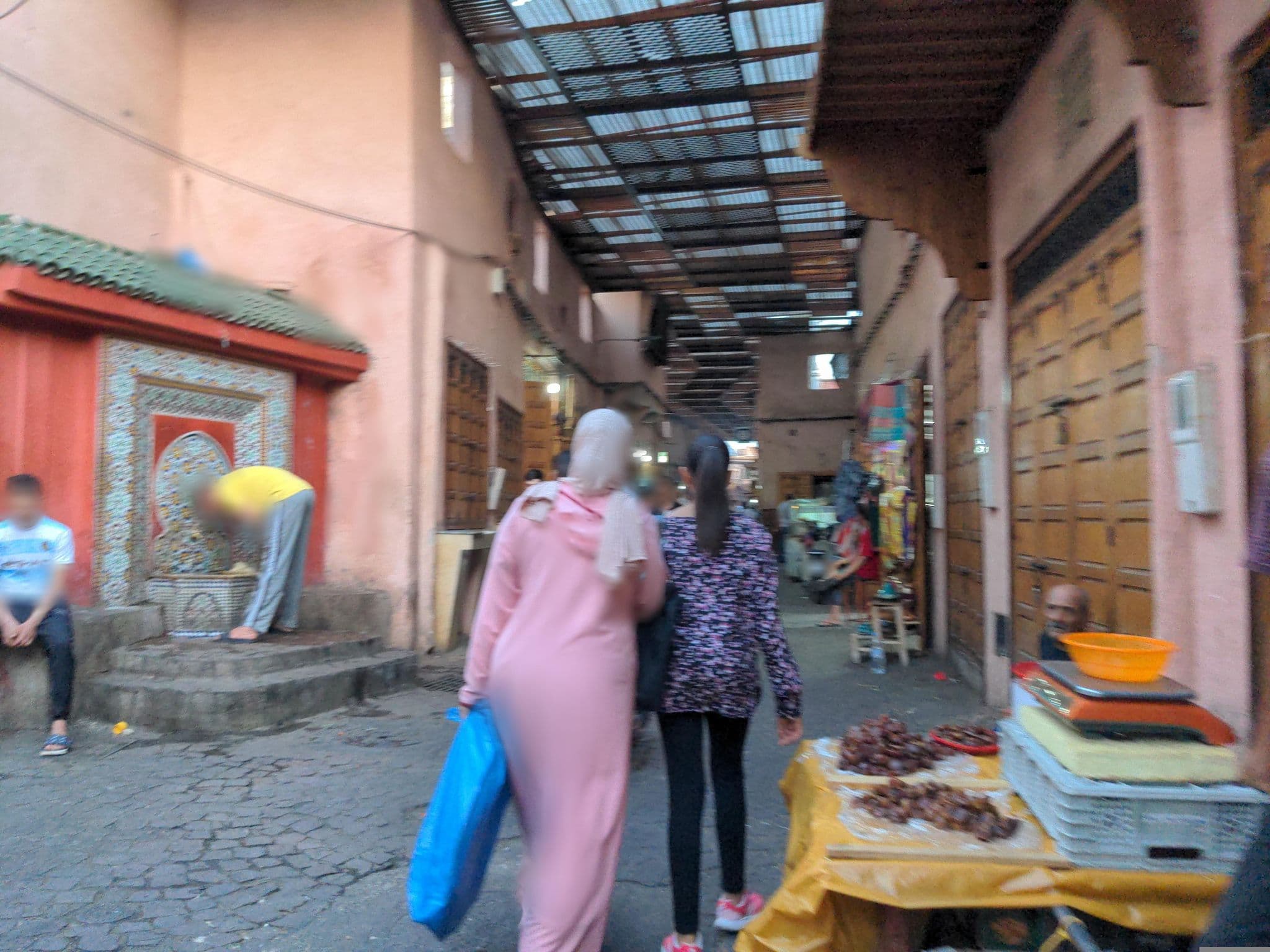 Street view near Riad Wardate Rita, Marrakesh — © asturksever (CC BY-SA · Mapillary)