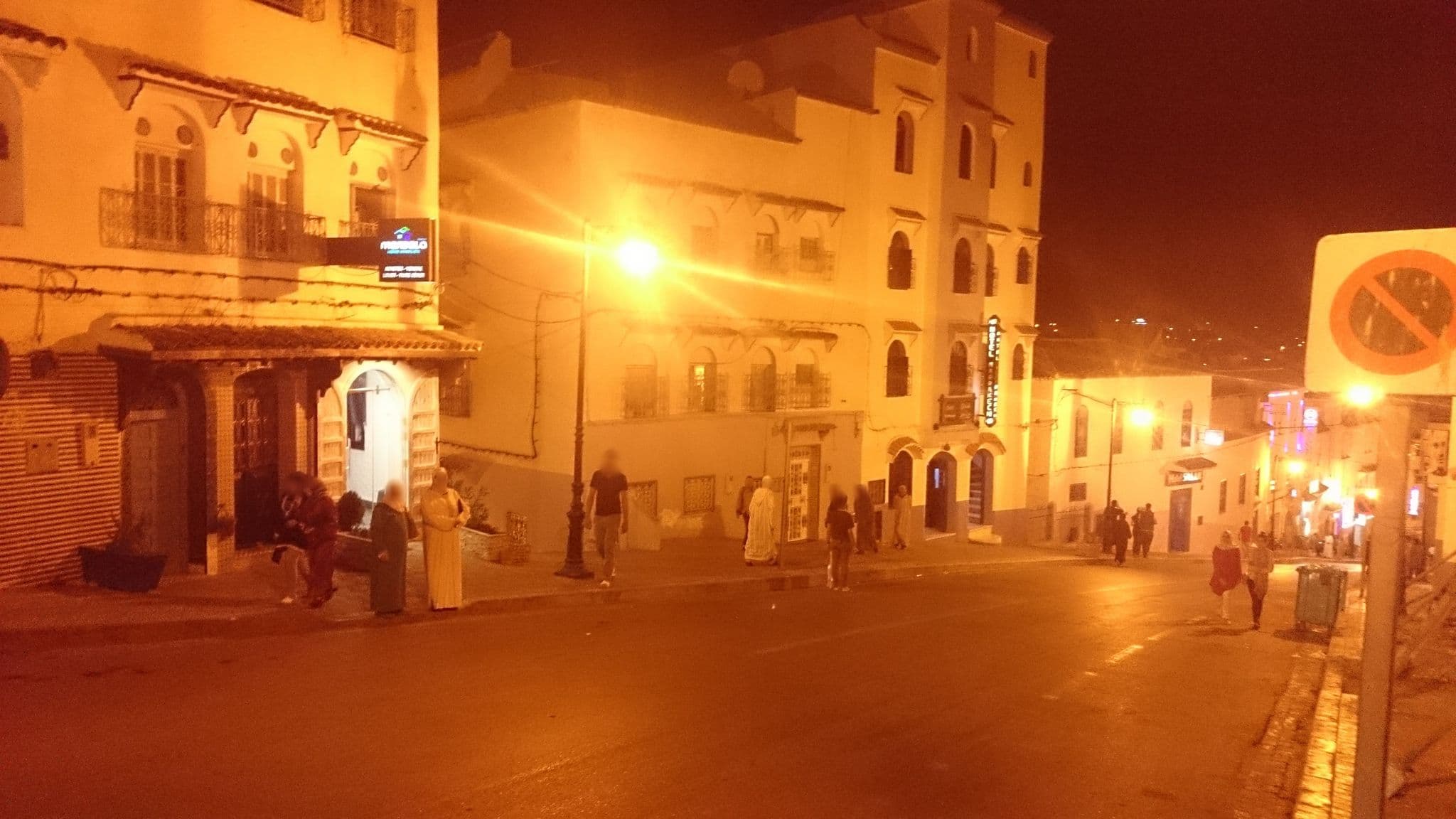 Street view near Wanxi Holiday Hotel, Chefchaouen