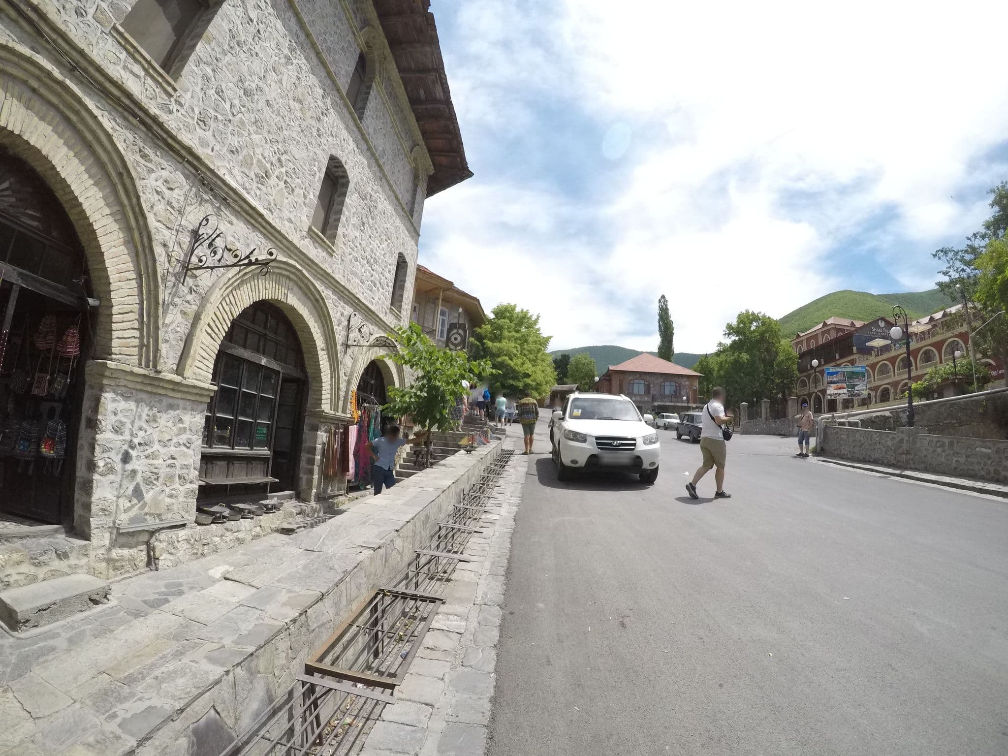 Street view near Karvansara Hotel, Sheki — © westbam (CC BY-SA · Mapillary)