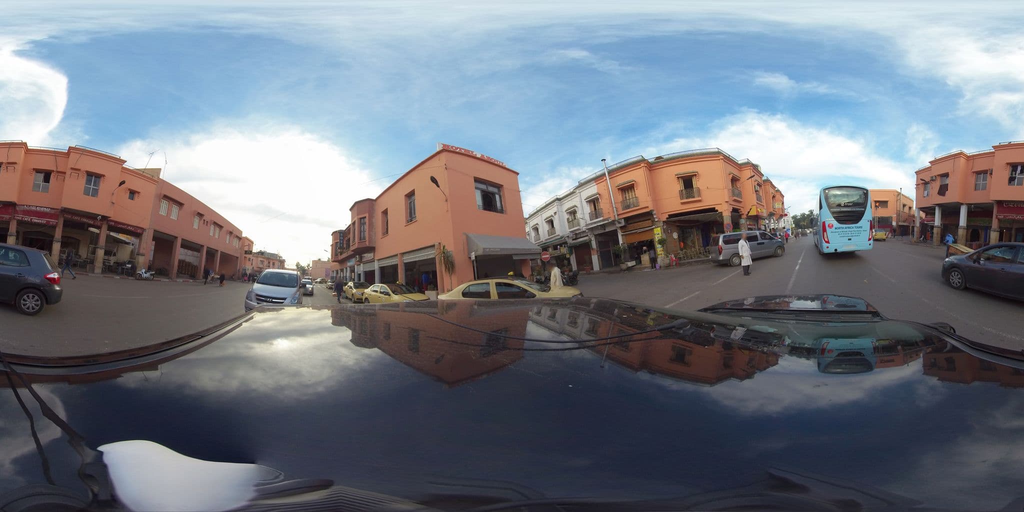Street view near Hotel Alcharaf, Marrakesh — © navcities (CC BY-SA · Mapillary)