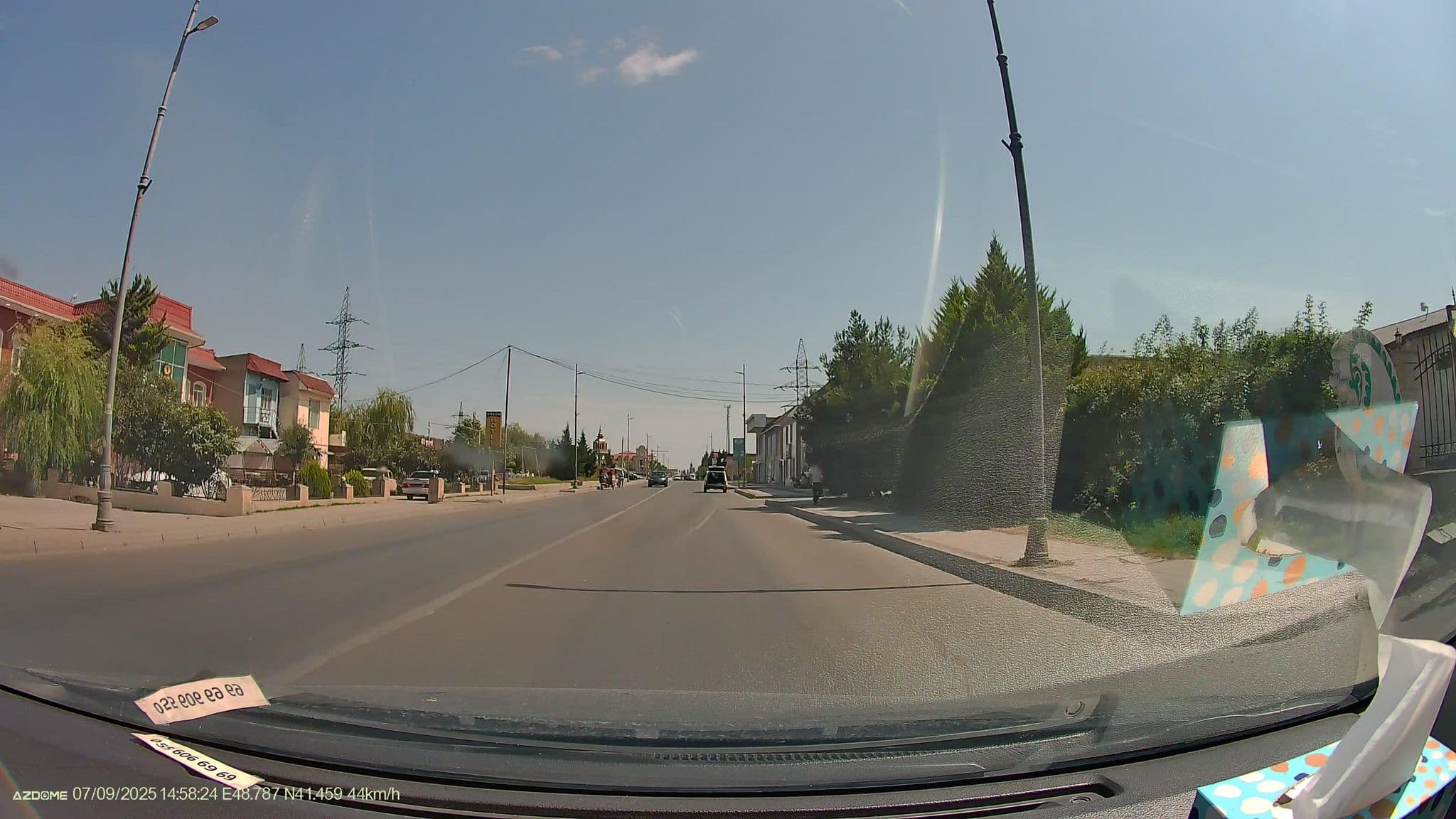 Street view near Xəzər motel, Xaçmaz — © Rasim85 (CC BY-SA · Mapillary)