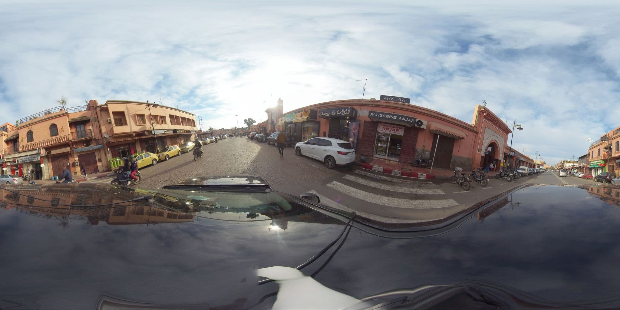 Street view near Résidence Miramare, Marrakesh