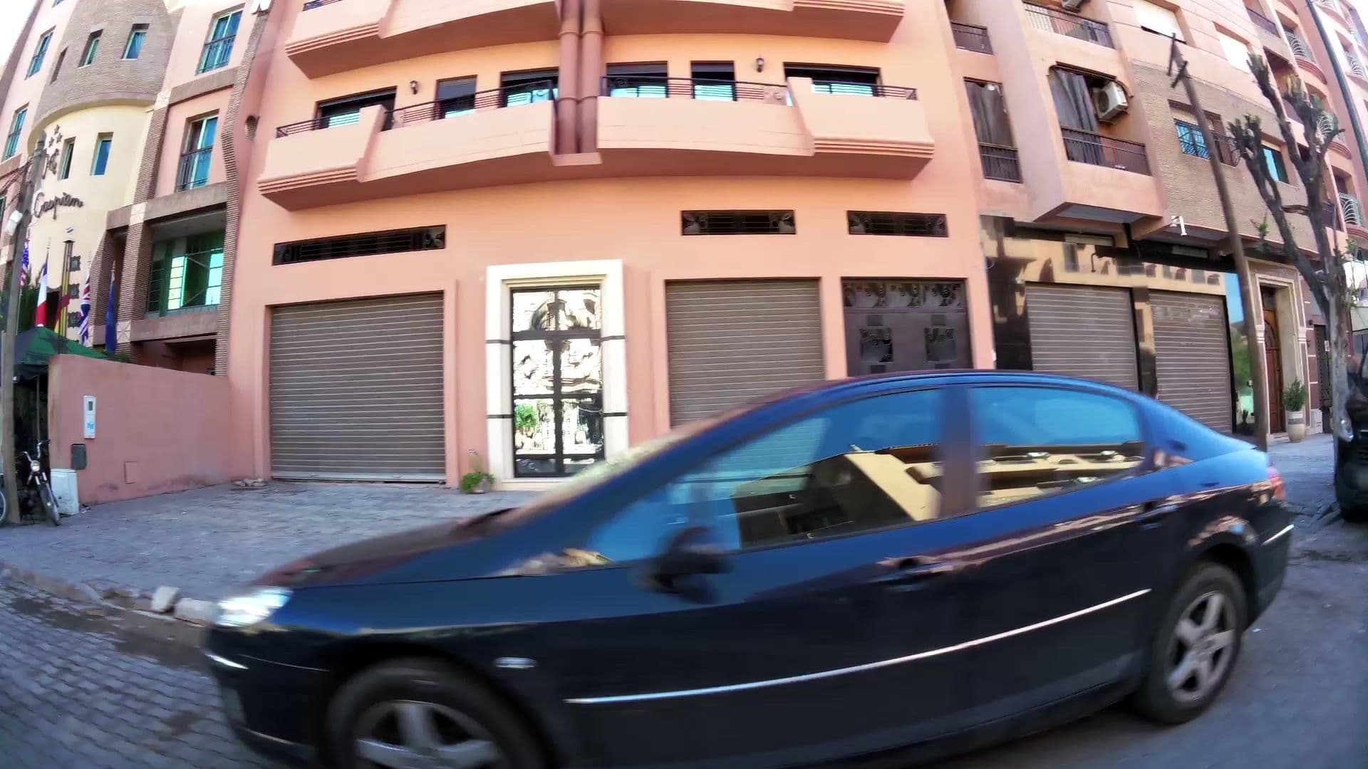 Street view near Hotel Le Caspien, Marrakesh