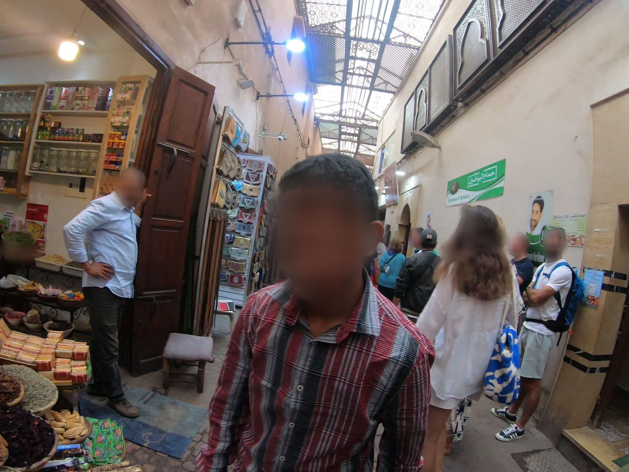 Street view near Hôtel Wissam, Marrakesh