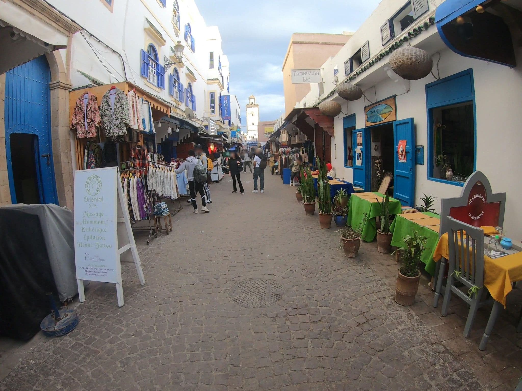 Street view near Dar ar-Raha, Essaouira