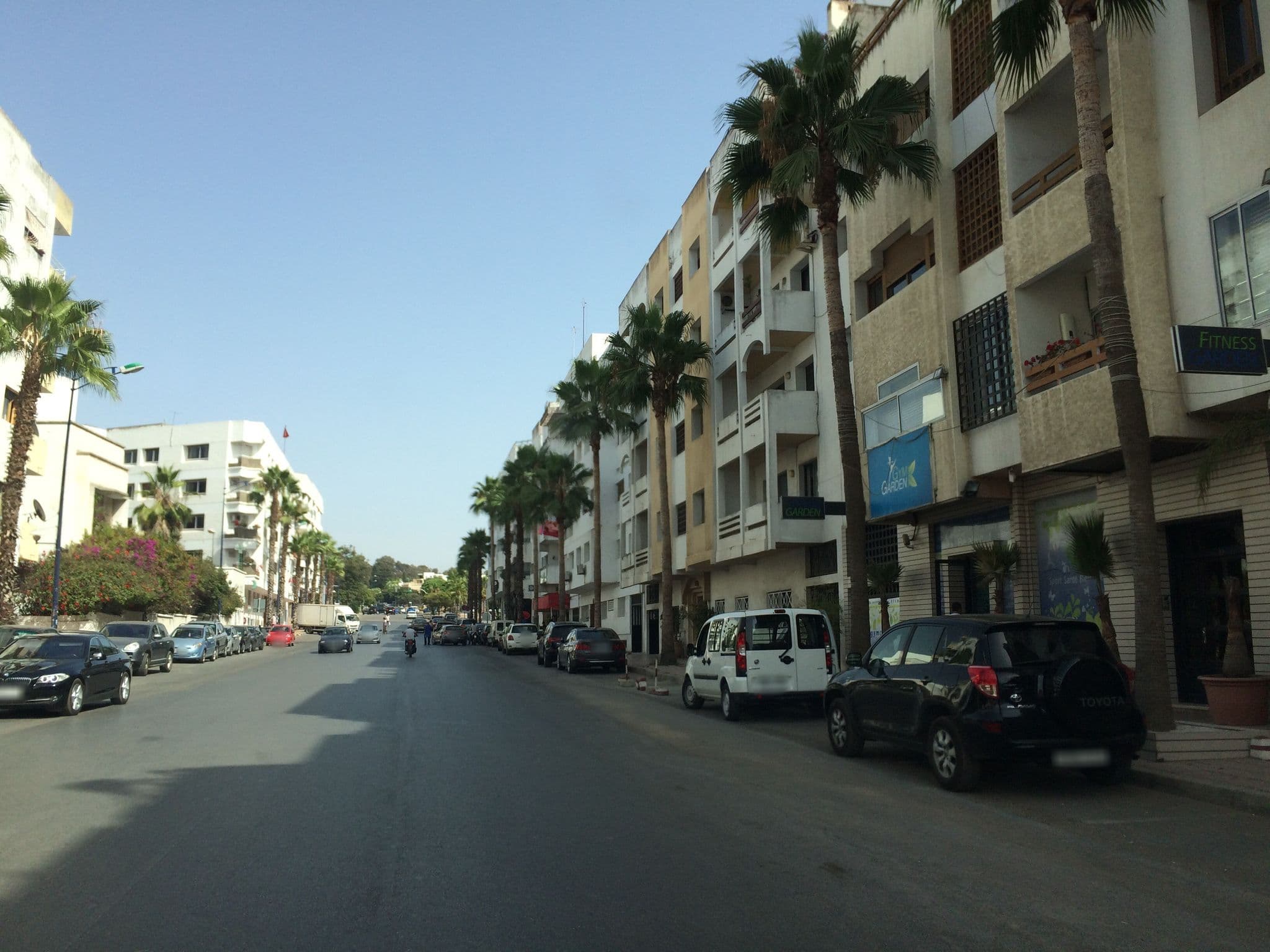 Street view near Flower Town Hotel & Spa, Touarga — © sige (CC BY-SA · Mapillary)