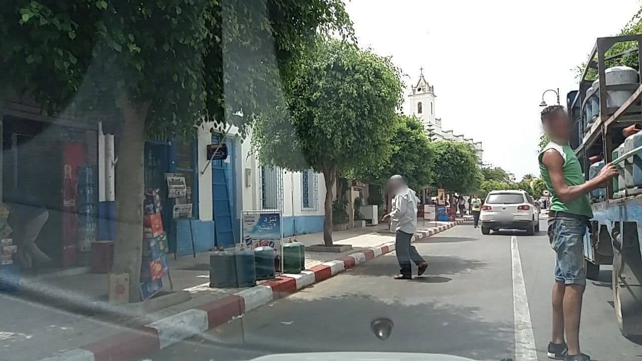 Street view near Hotel Sahara, Asilah — © tangermycity (CC BY-SA · Mapillary)