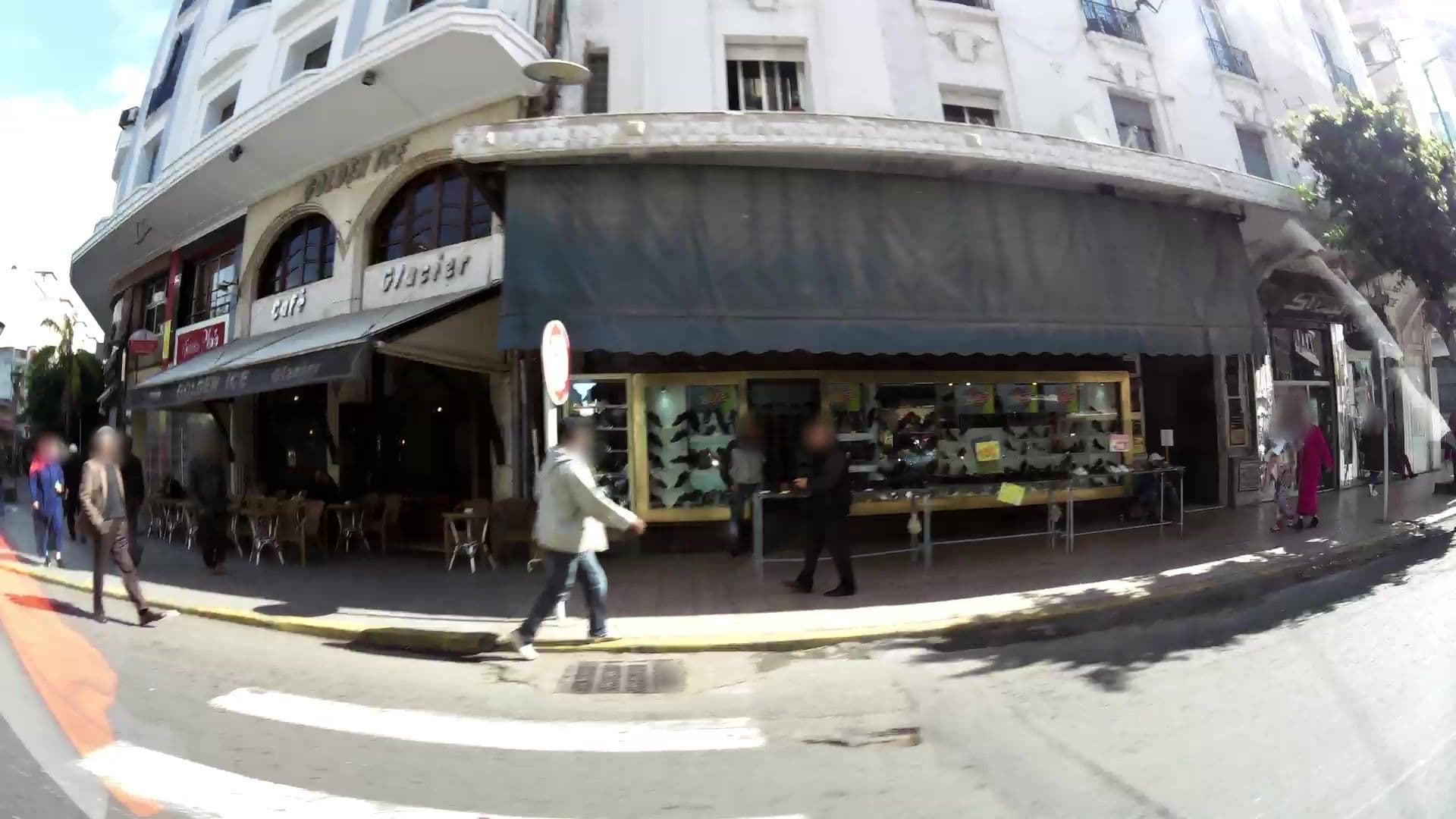 Street view near Hotel de Paris, Casablanca — © kaartcam (CC BY-SA · Mapillary)