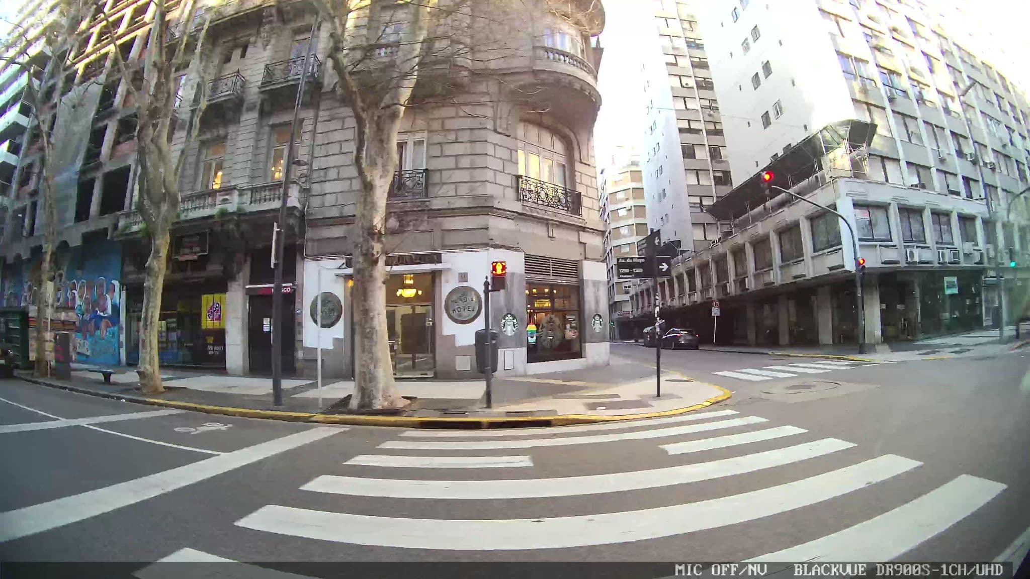 Street view near Hotel Chile, Buenos Aires