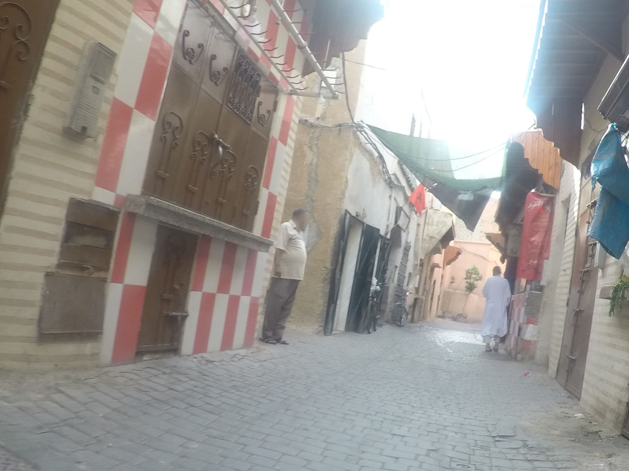 Street view near Riad Villa Berna, Marrakesh