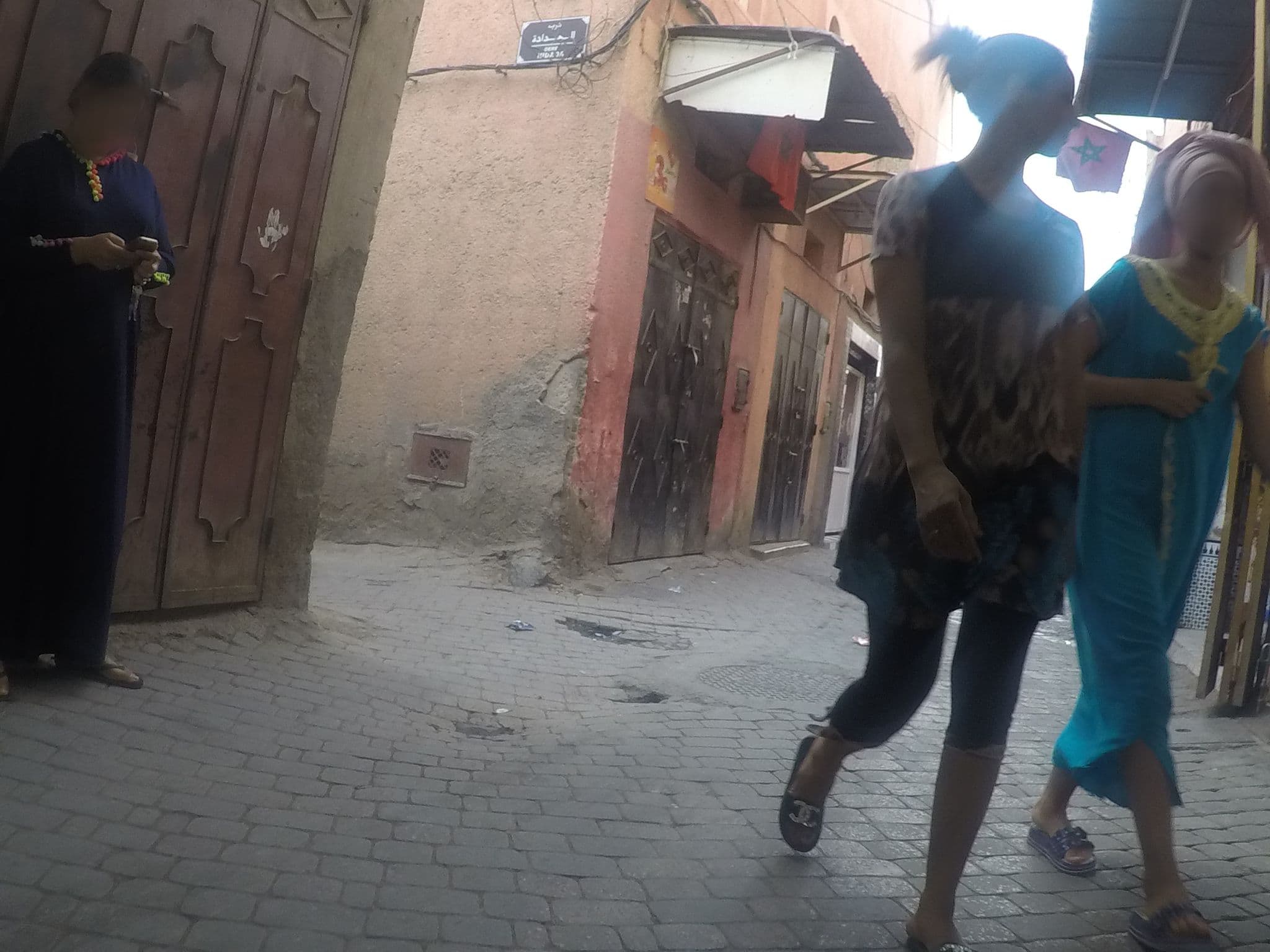 Street view near Riad ayada, Marrakesh — © chrisbeddow (CC BY-SA · Mapillary)