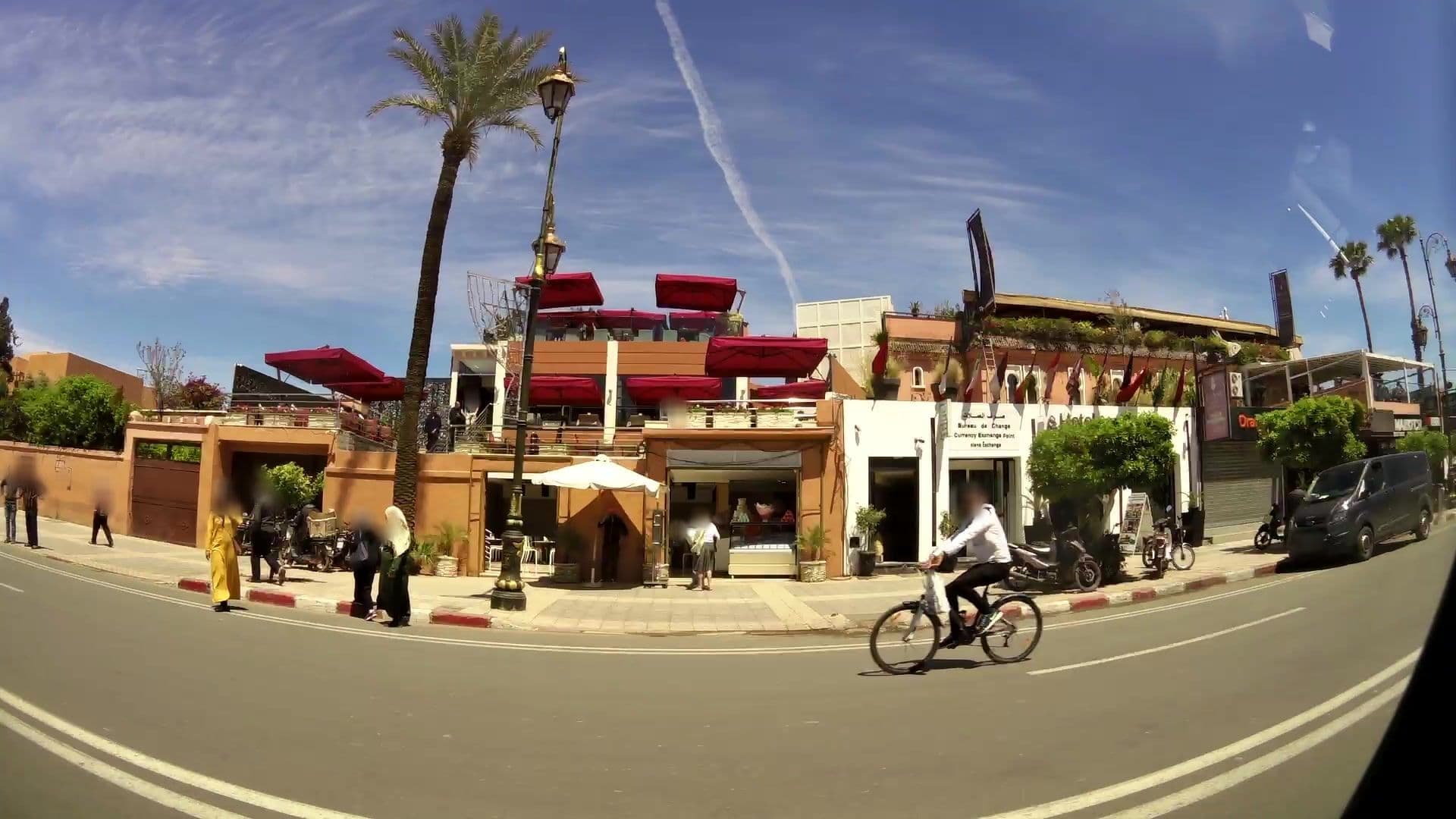 Street view near Hotel Islane, Marrakesh