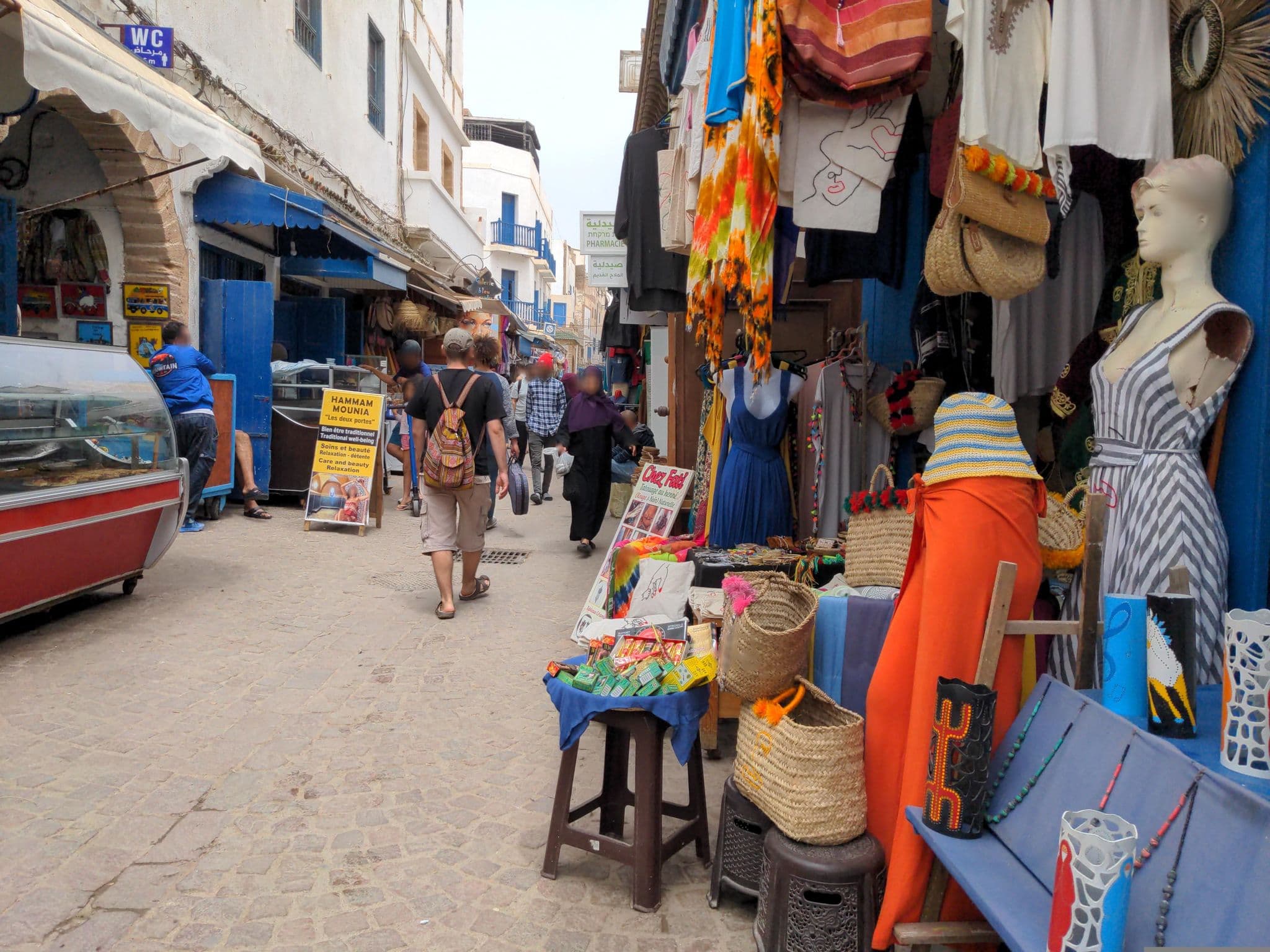 Street view near Riad Le Grand Large, Essaouira