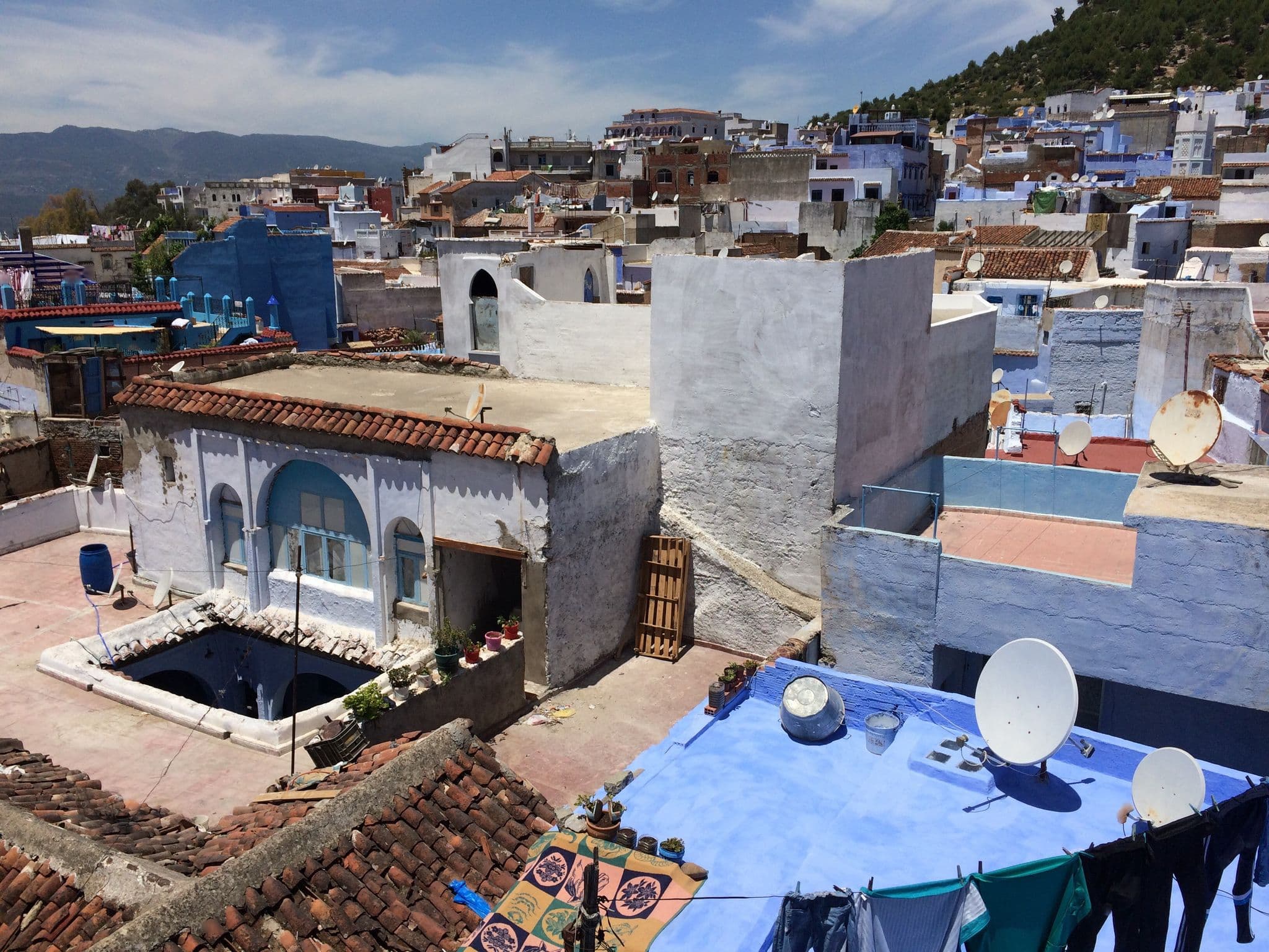 Street view near Riad Chengli, Chefchaouen