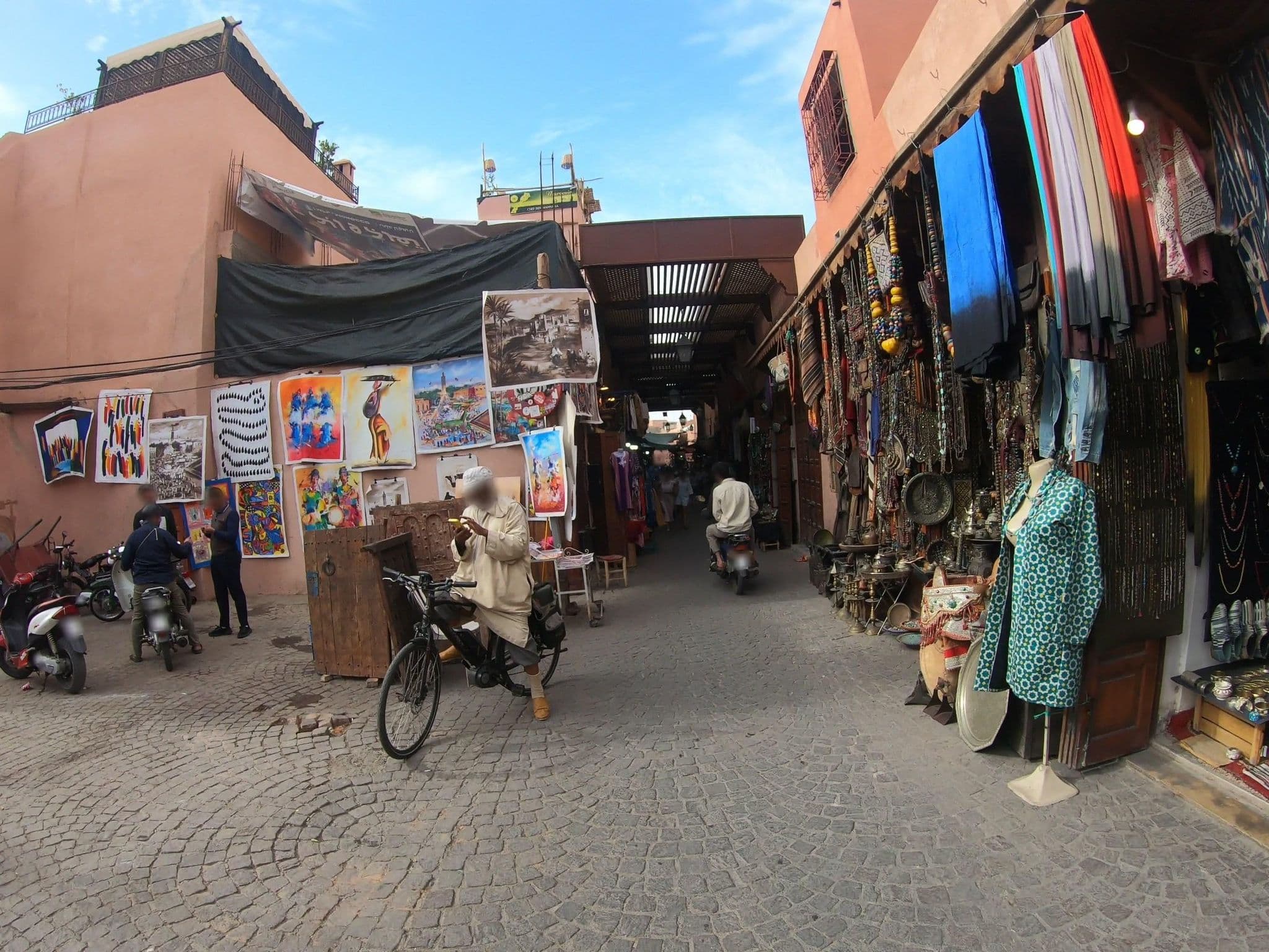 Street view near Riad laarousse, Marrakesh