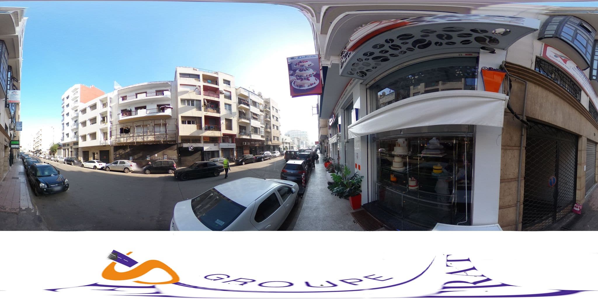Street view near Unico Hotel, Casablanca — © setrat (CC BY-SA · Mapillary)
