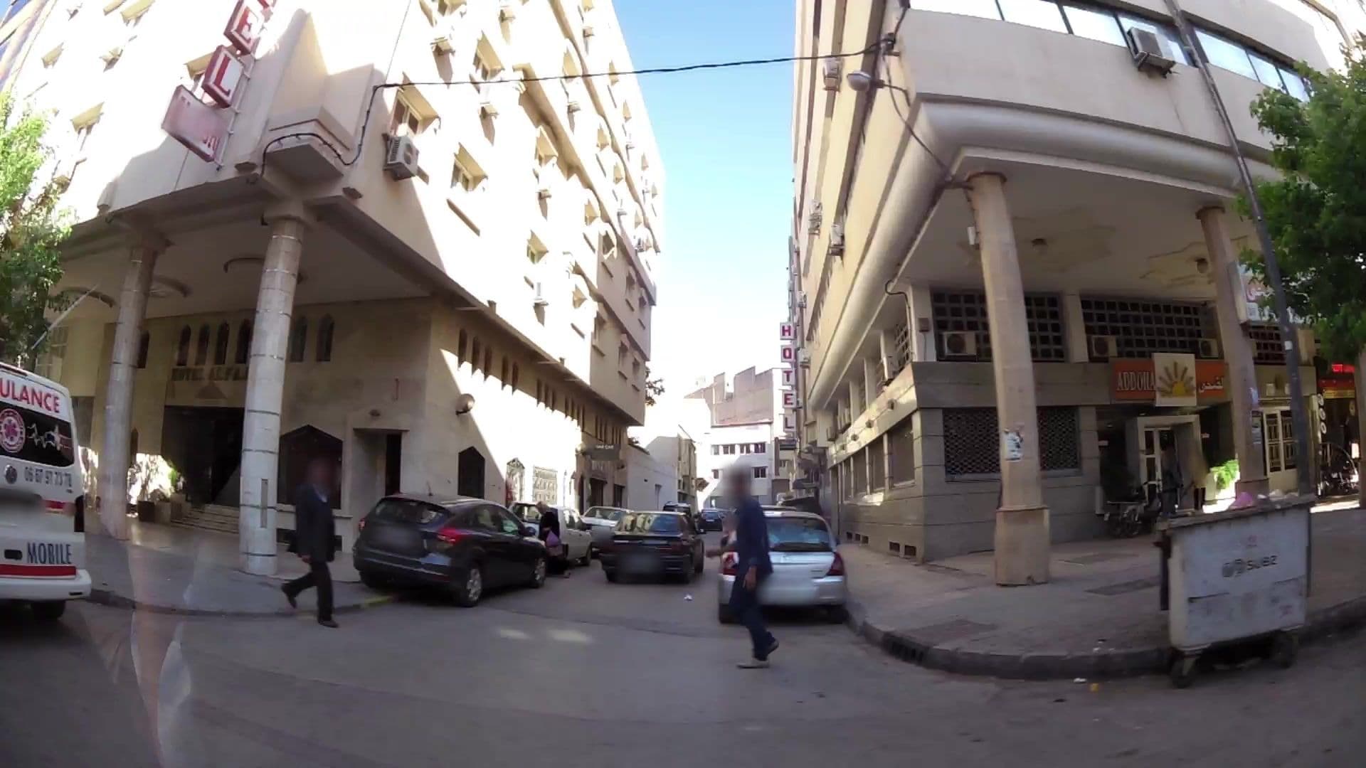 Street view near Hôtel Des Lilas, Oujda — © kaartcam (CC BY-SA · Mapillary)