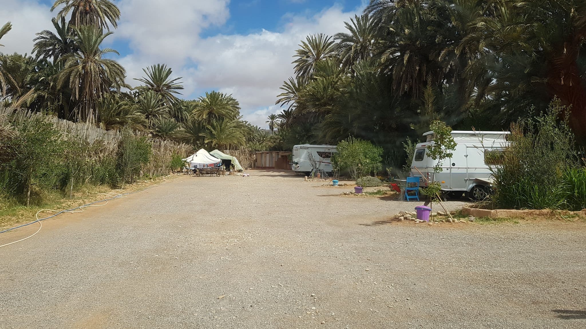 Street view near Camping & Restaurant Aain Nakhla, Guelmim — © weinschaum (CC BY-SA · Mapillary)