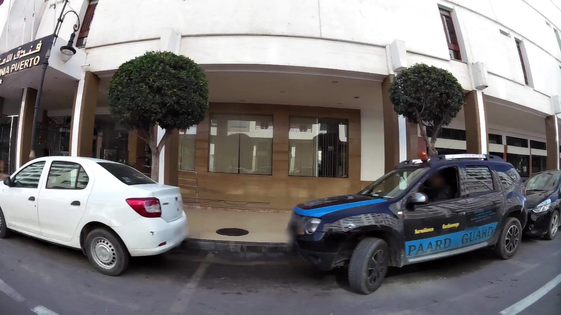 Street view near Hotel Eloumnia Puerto, Tangier — © kaartcam (CC BY-SA · Mapillary)