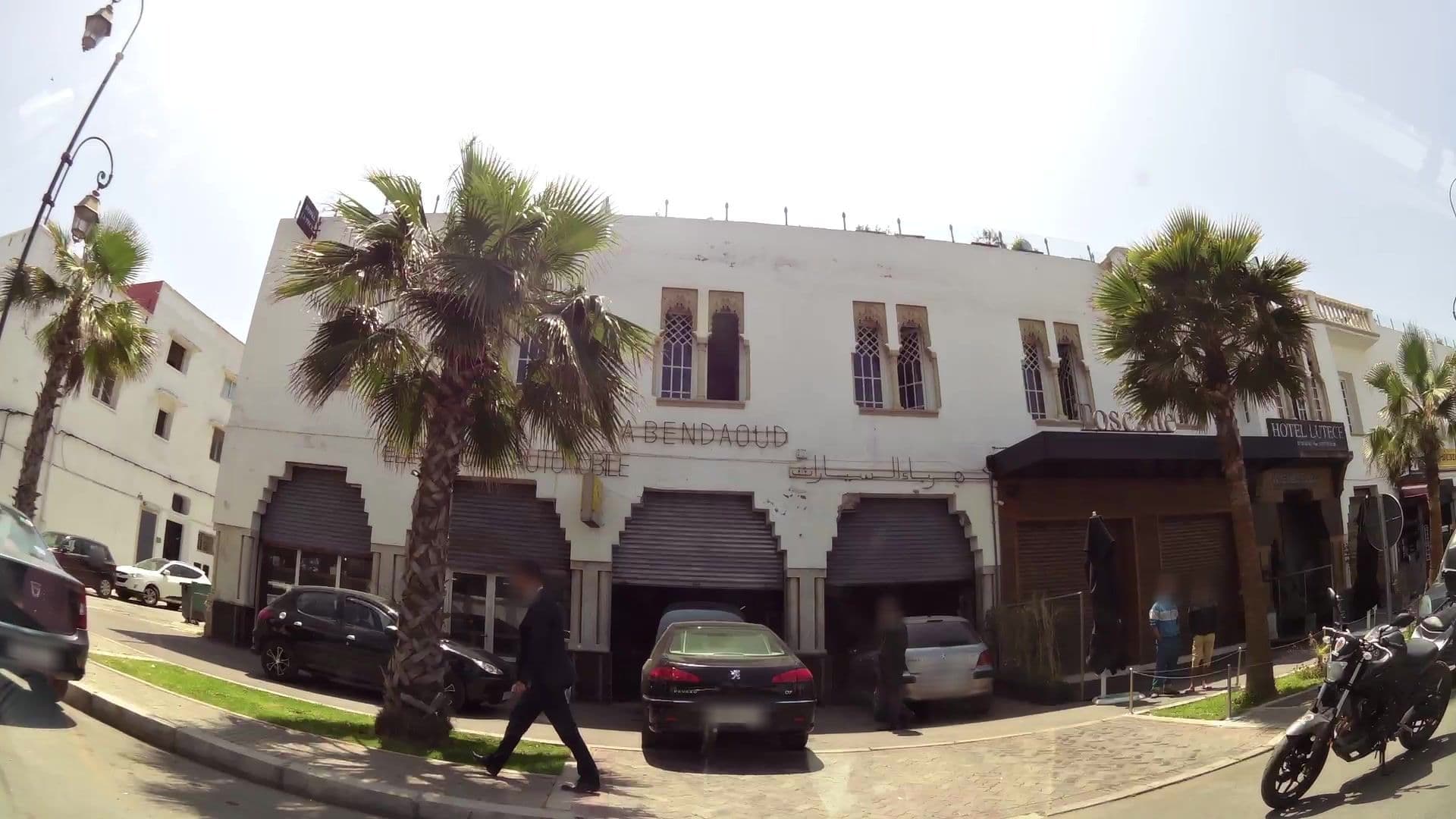 Street view near Hôtel Lutece, Rabat — © kaartcam (CC BY-SA · Mapillary)
