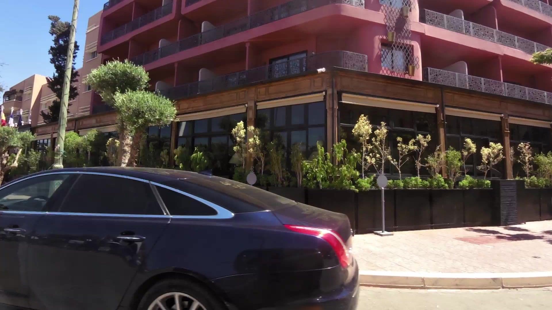 Street view near Hotel 2Ciel, Marrakesh — © kaartcam (CC BY-SA · Mapillary)