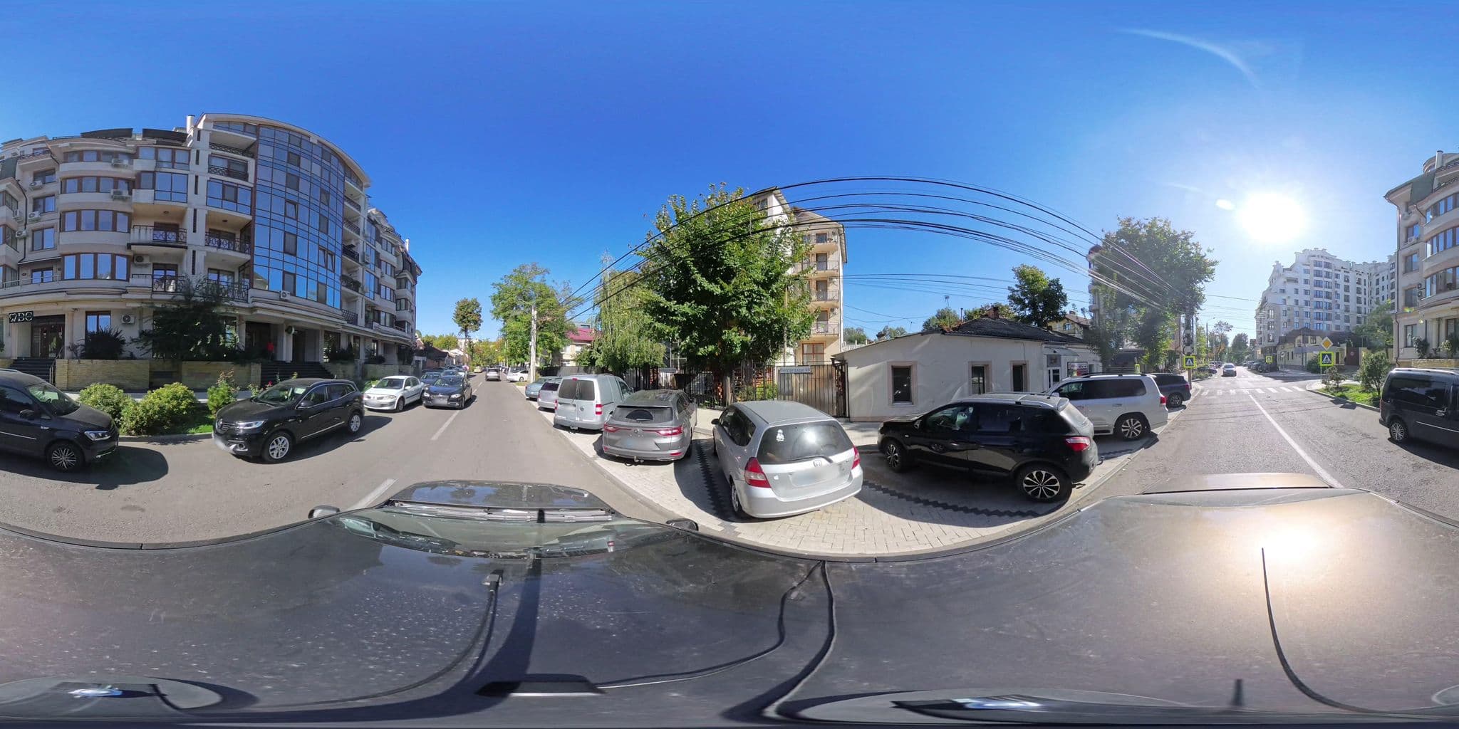 Street view near Buddha Hostel, Chisinau — © Sku1255 (CC BY-SA · Mapillary)