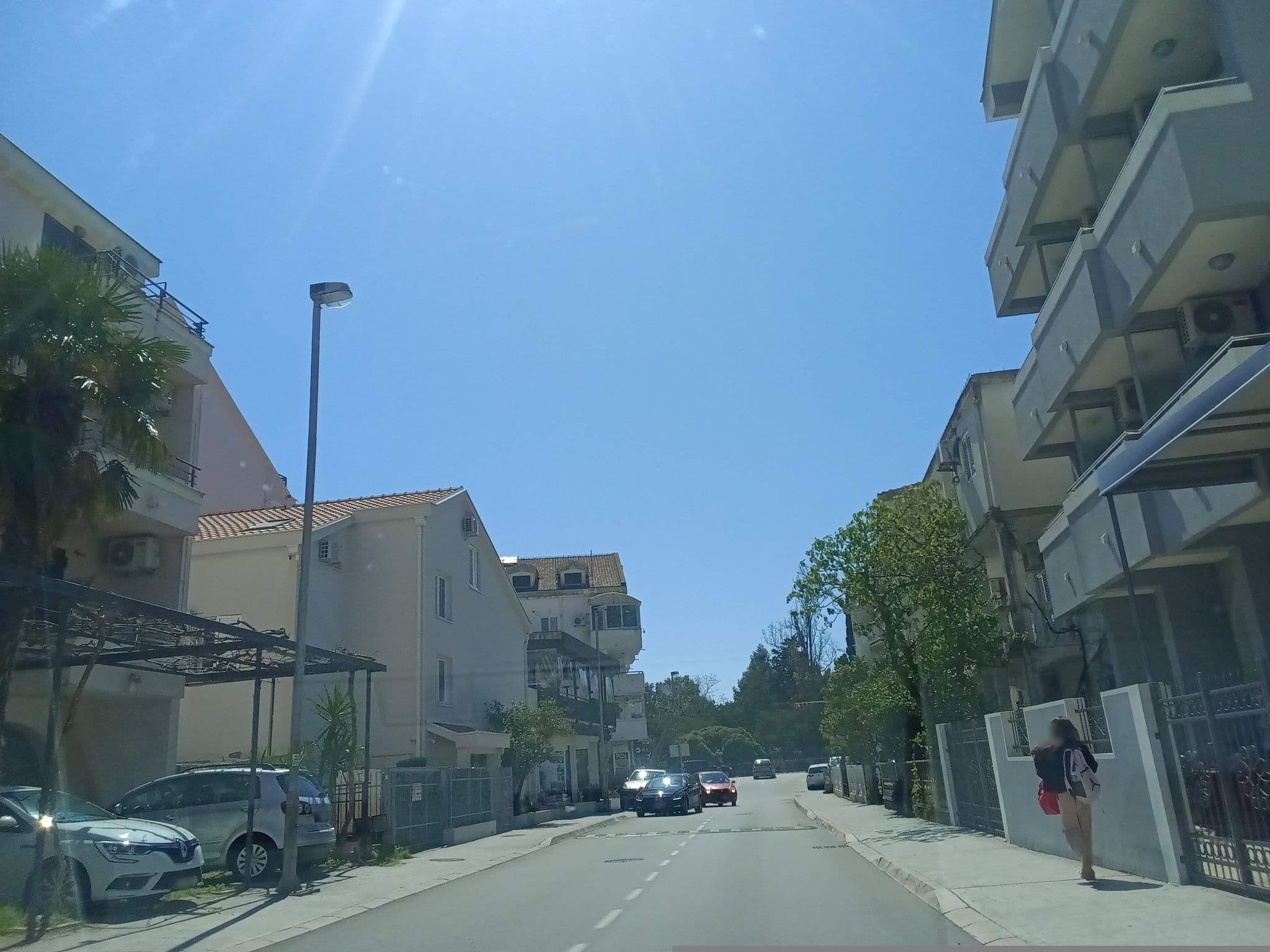 Street view near Hotel Restaurant Kangaroo, Budva
