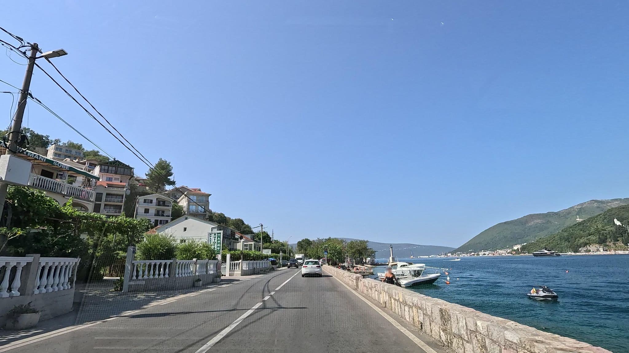 Street view near Autocamp Verige, Bijela — © Cakalovski (CC BY-SA · Mapillary)