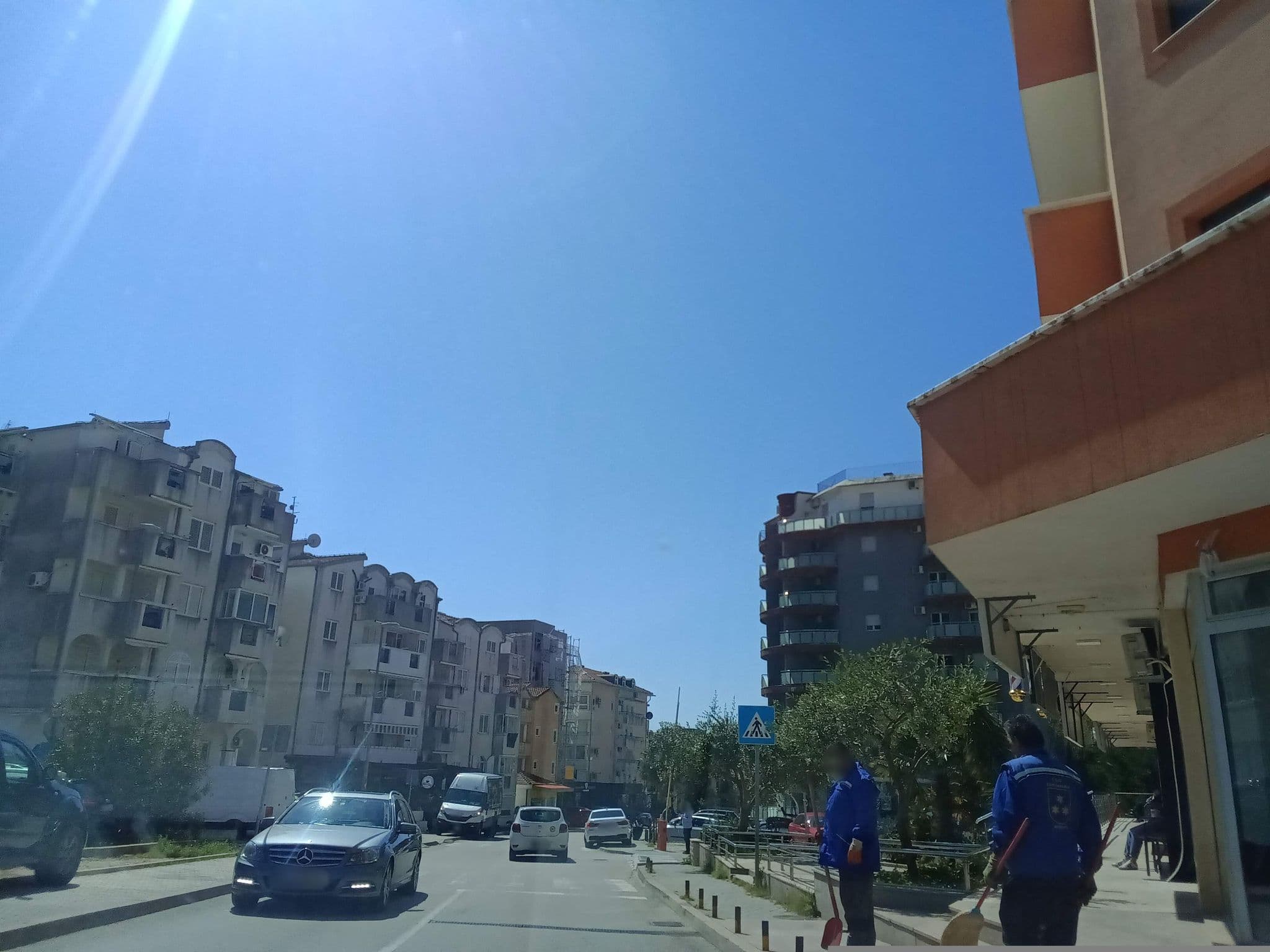 Street view near Villa Dubrava, Budva