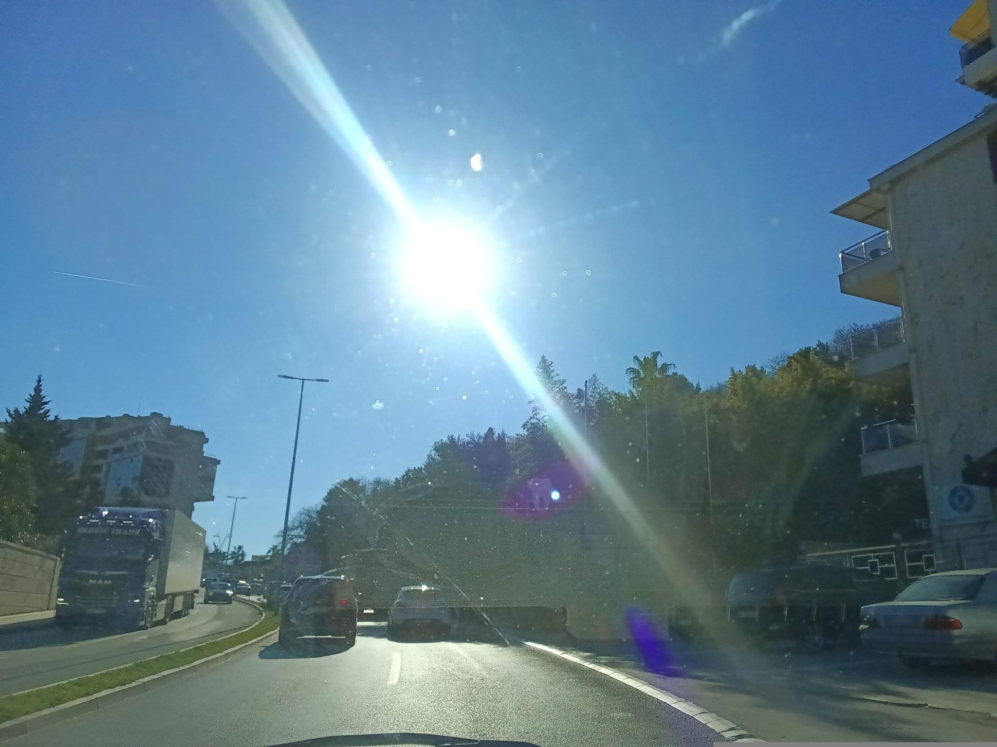 Street view near Casa Agava Bečići, Budva