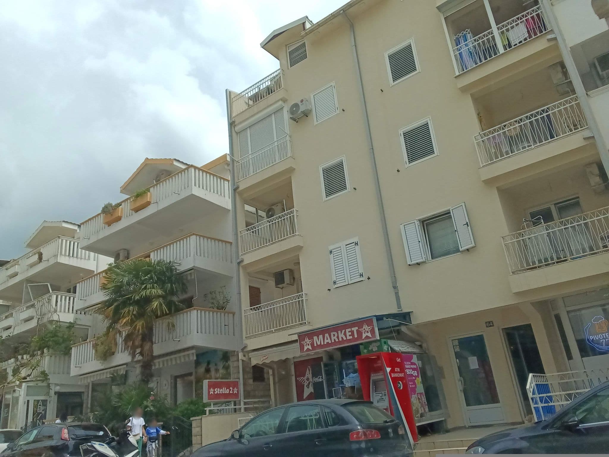 Street view near Villa Perla Di Mare, Budva