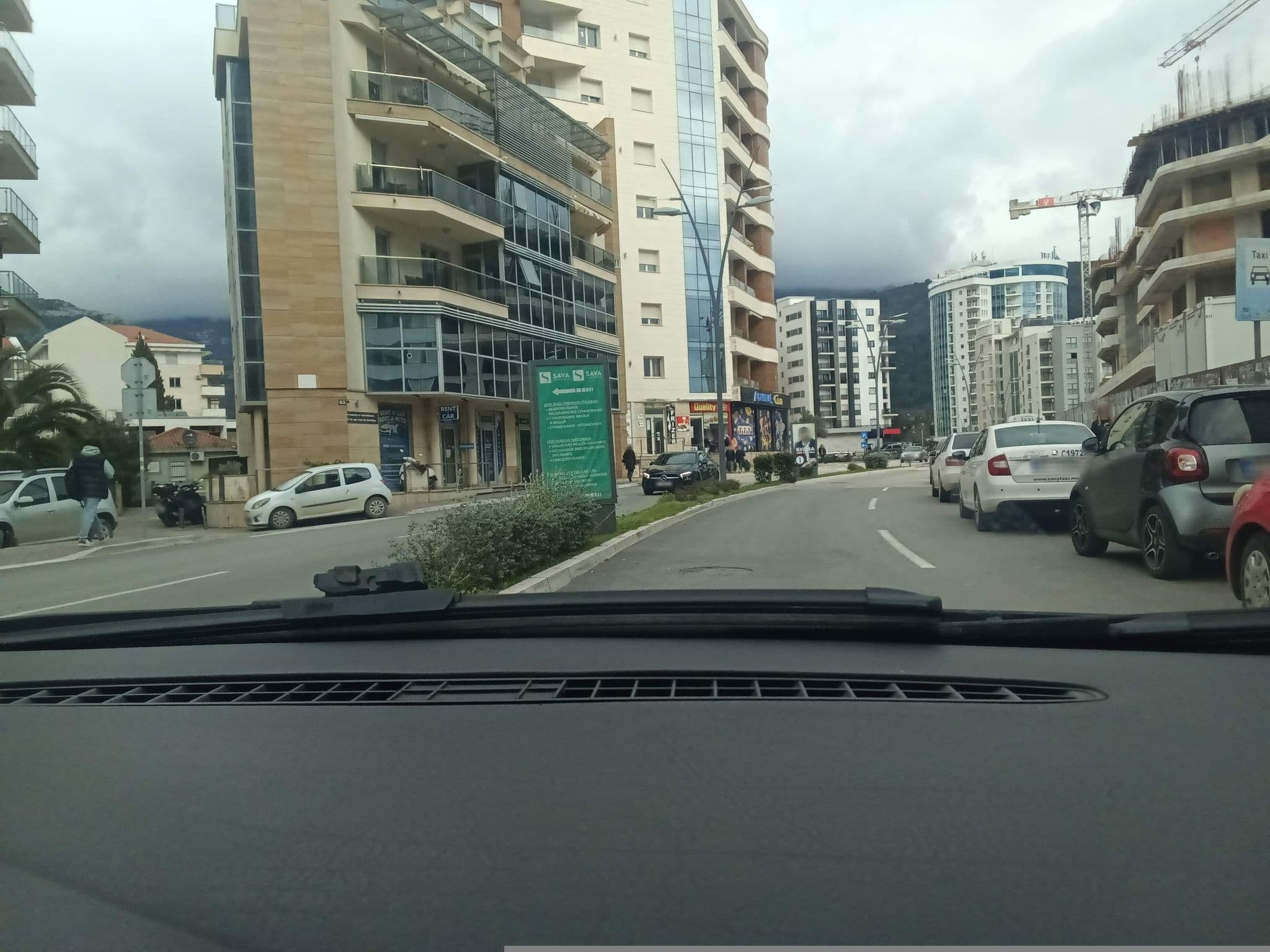 Street view near Apartment Maslovar, Budva