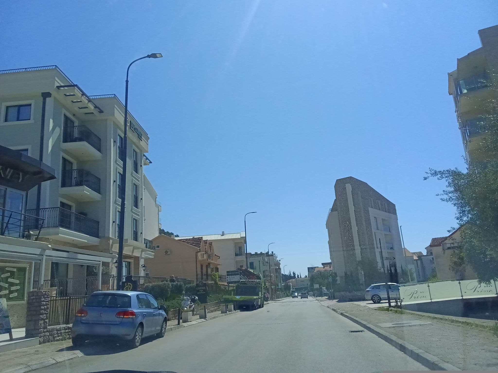 Street view near Princ, Budva