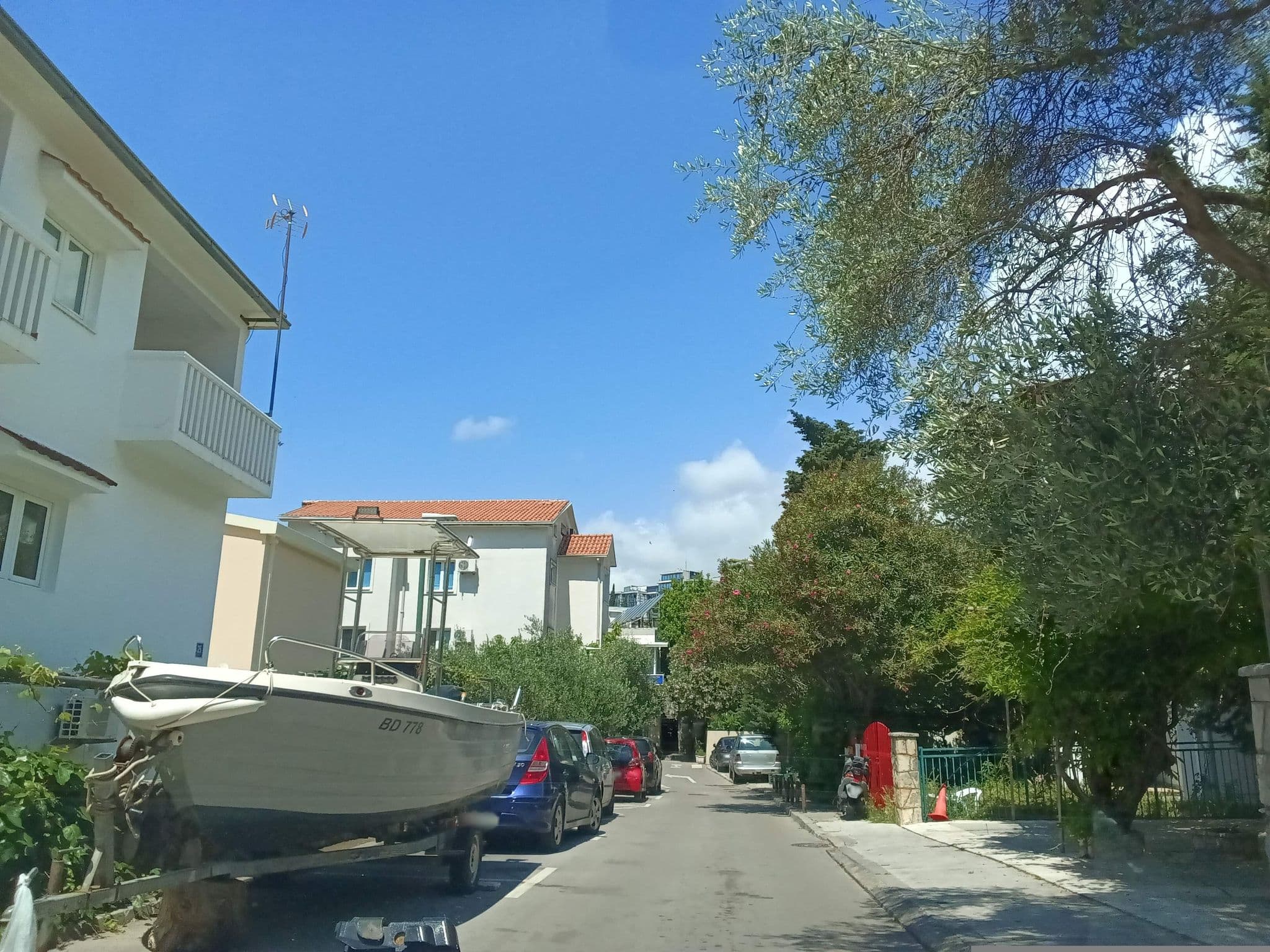 Street view near Bonaca, Budva