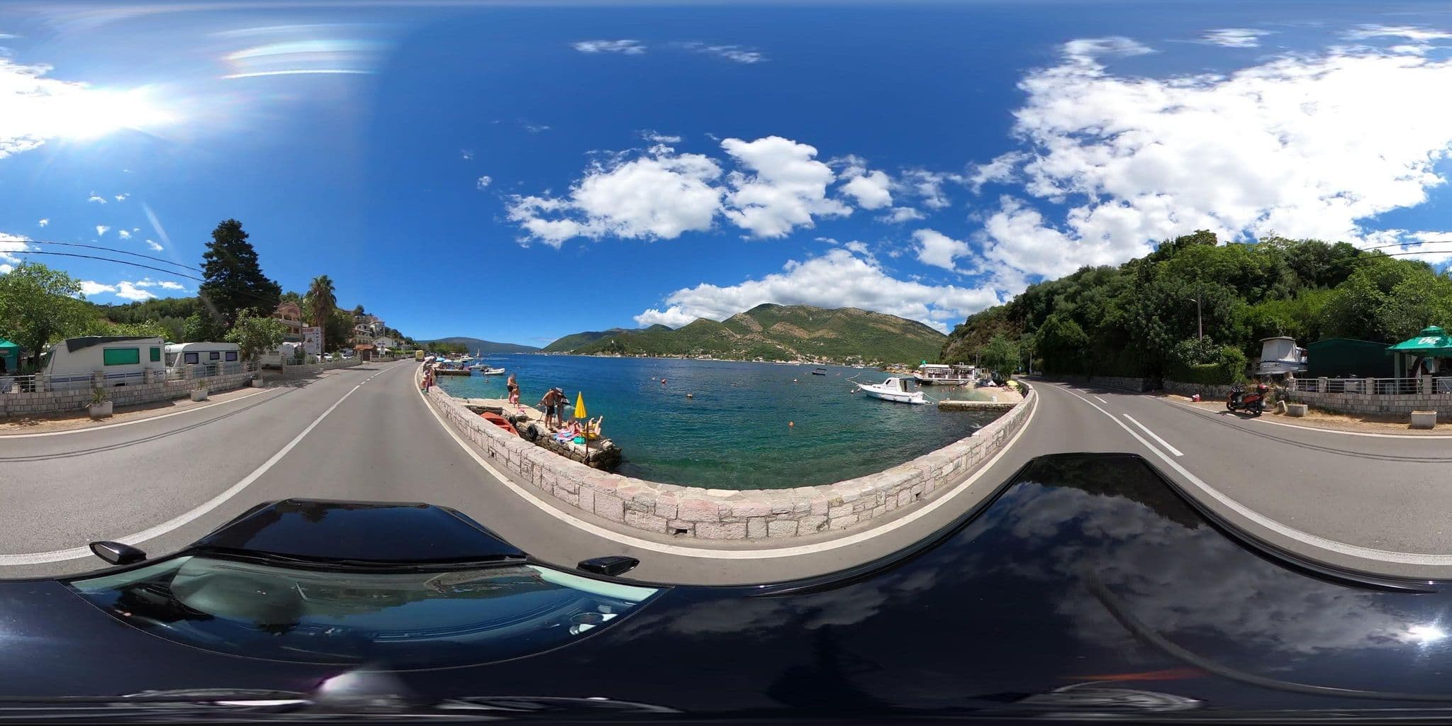 Street view near Autocamp Lovćen, Bijela — © borovac (CC BY-SA · Mapillary)
