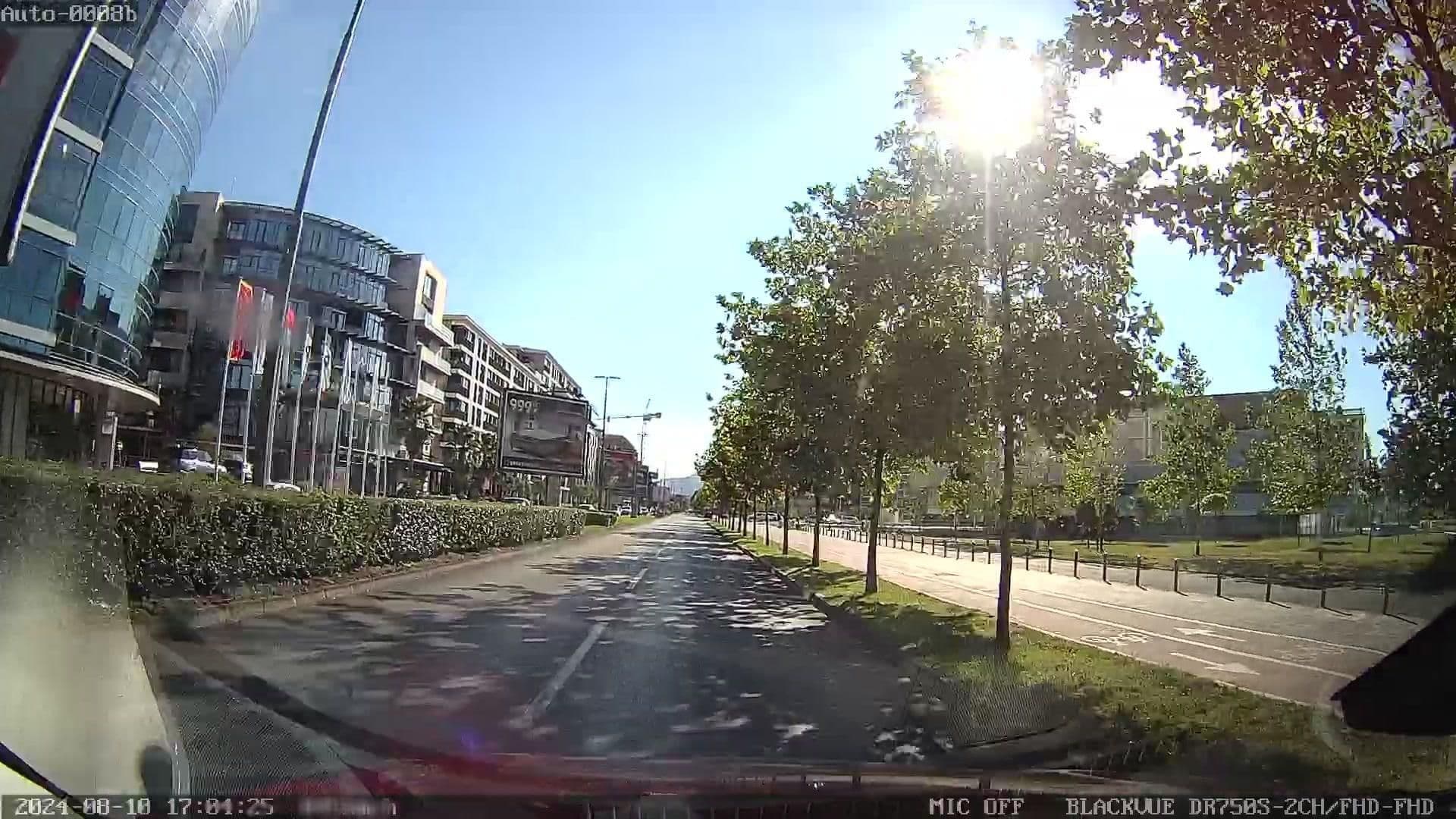 Street view near Hotel Crowne Plaza Podgorica by IHG, Podgorica — © rdnnk (CC BY-SA · Mapillary)