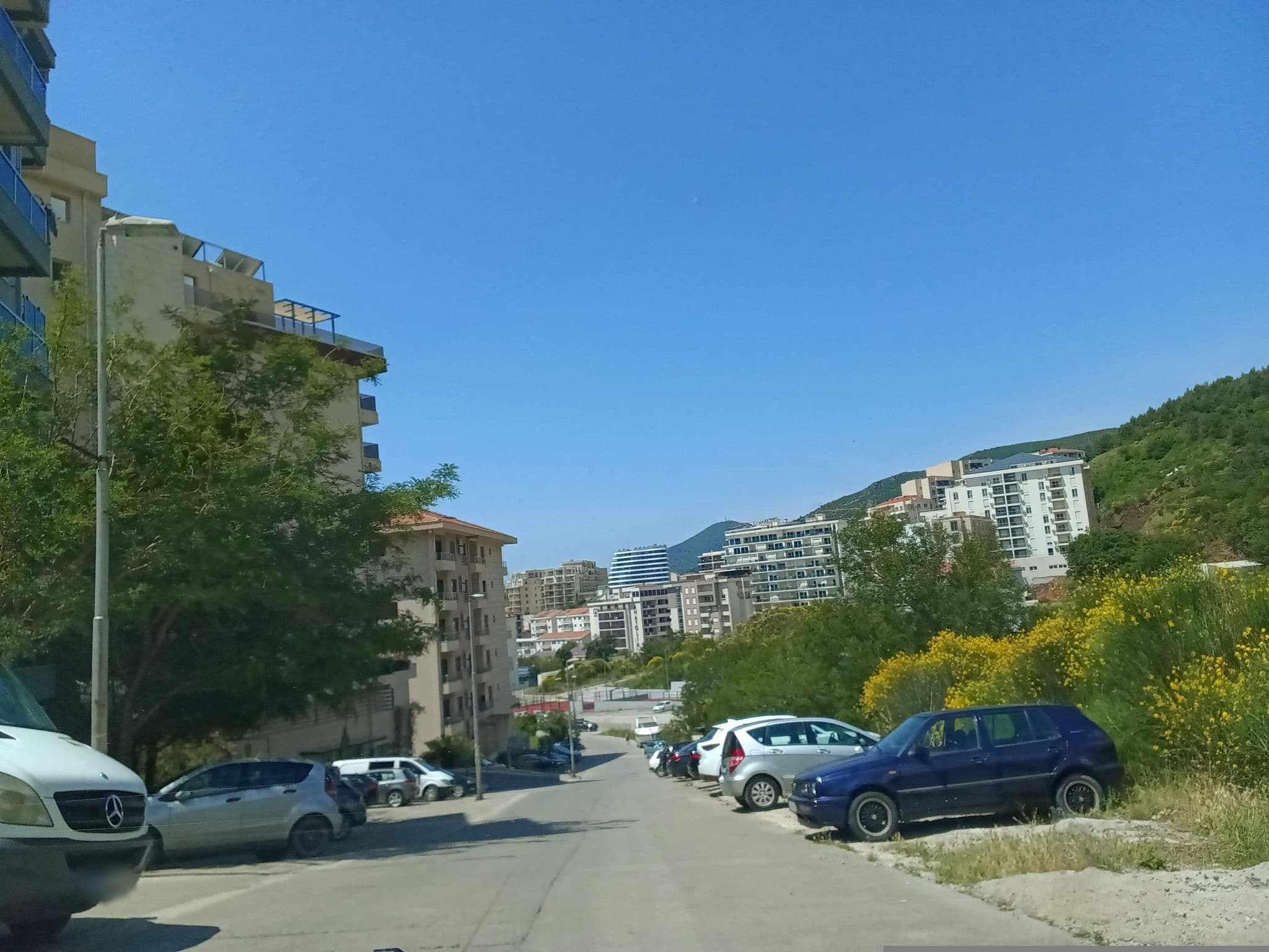 Street view near Belmont Becici, Budva