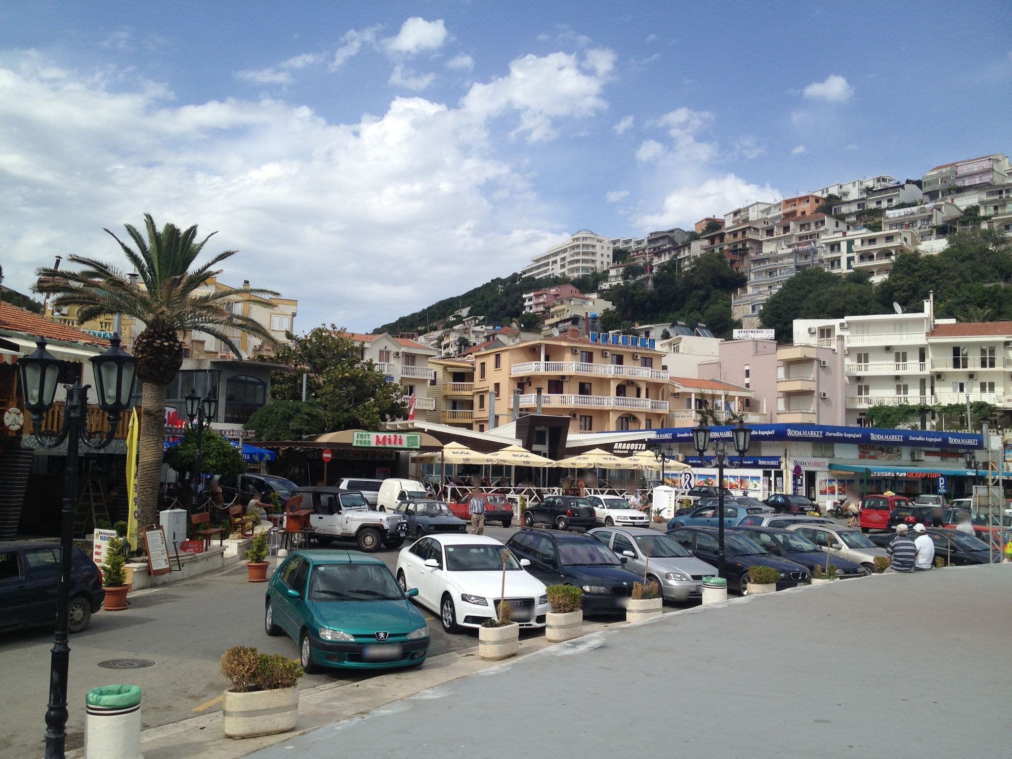 Street view near Apartmani Jerry, Ulcinj