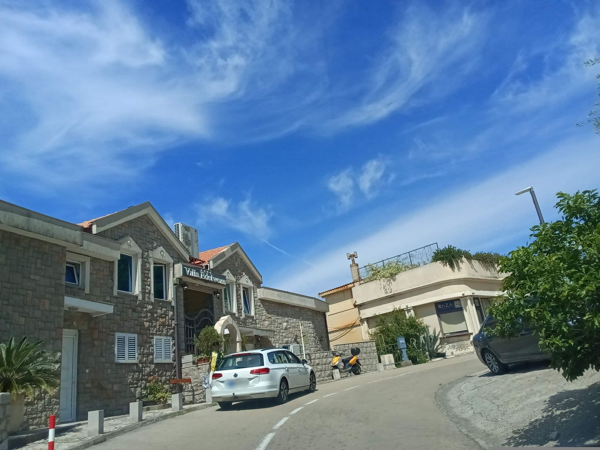 Street view near EdelWeiss, Budva
