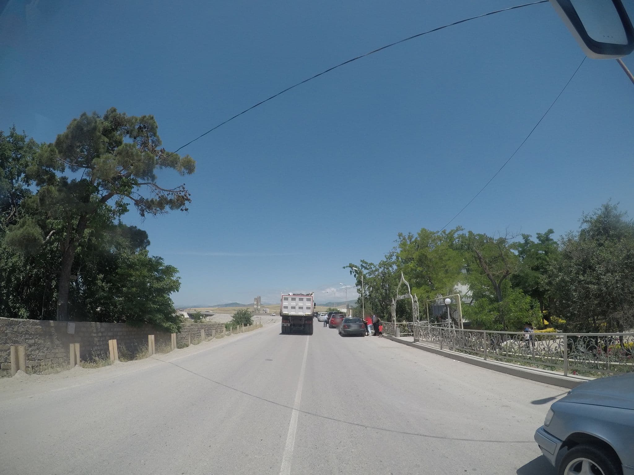 Street view near Şirvanbəy Karvansarası, Sabir — © westbam (CC BY-SA · Mapillary)