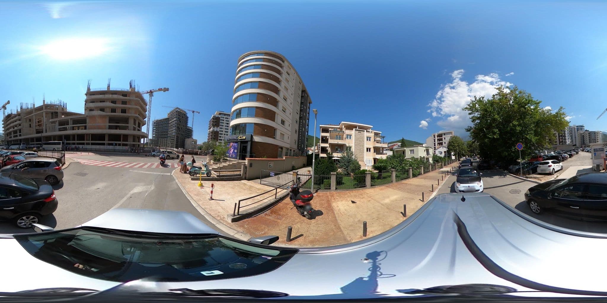 Street view near Villa 2004, Budva