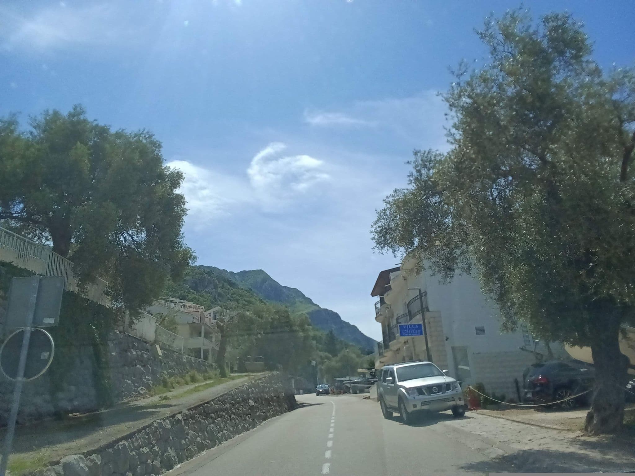 Street view near Apartments Dijana, Budva