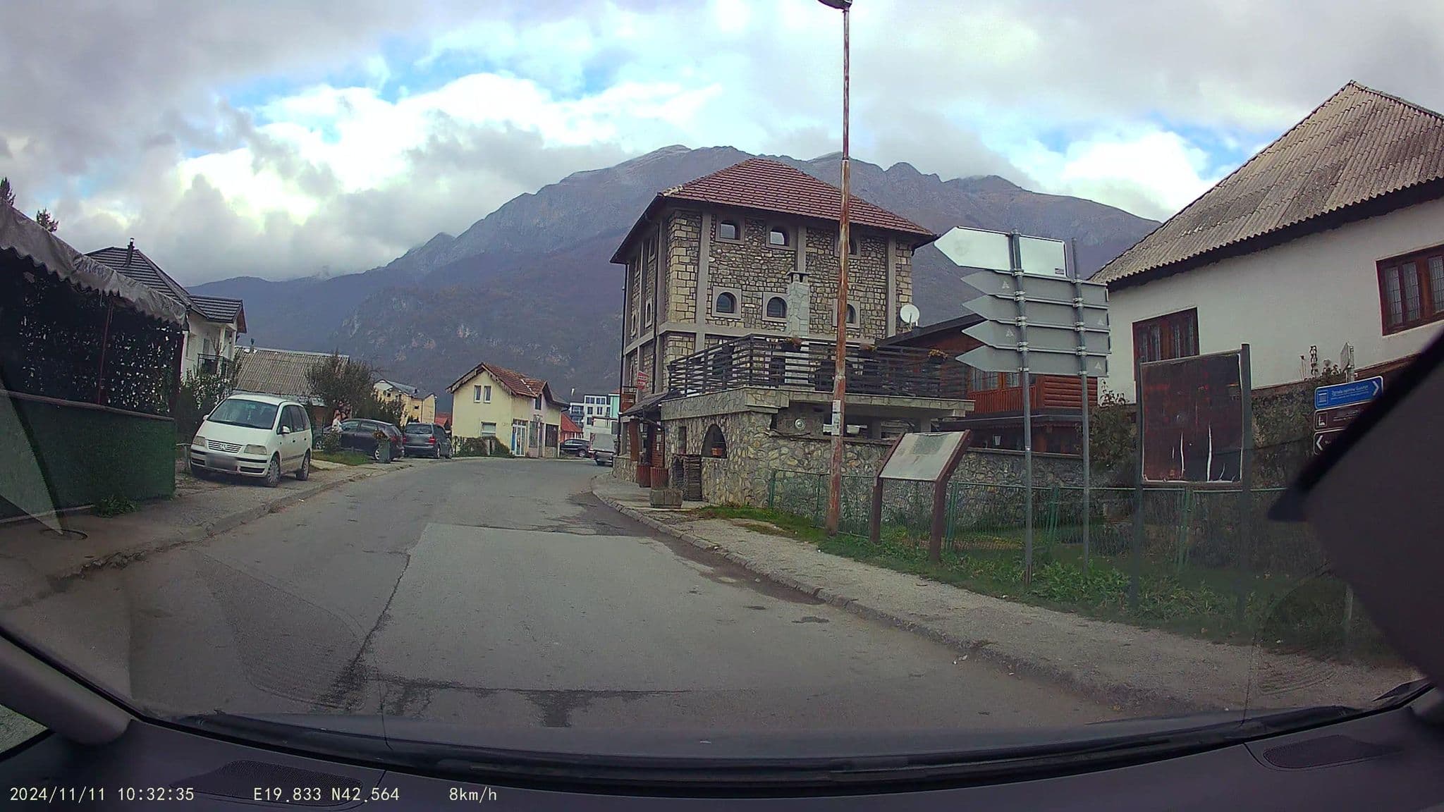 Street view near Hotel Kula, Gusinje — © pmilanovic (CC BY-SA · Mapillary)