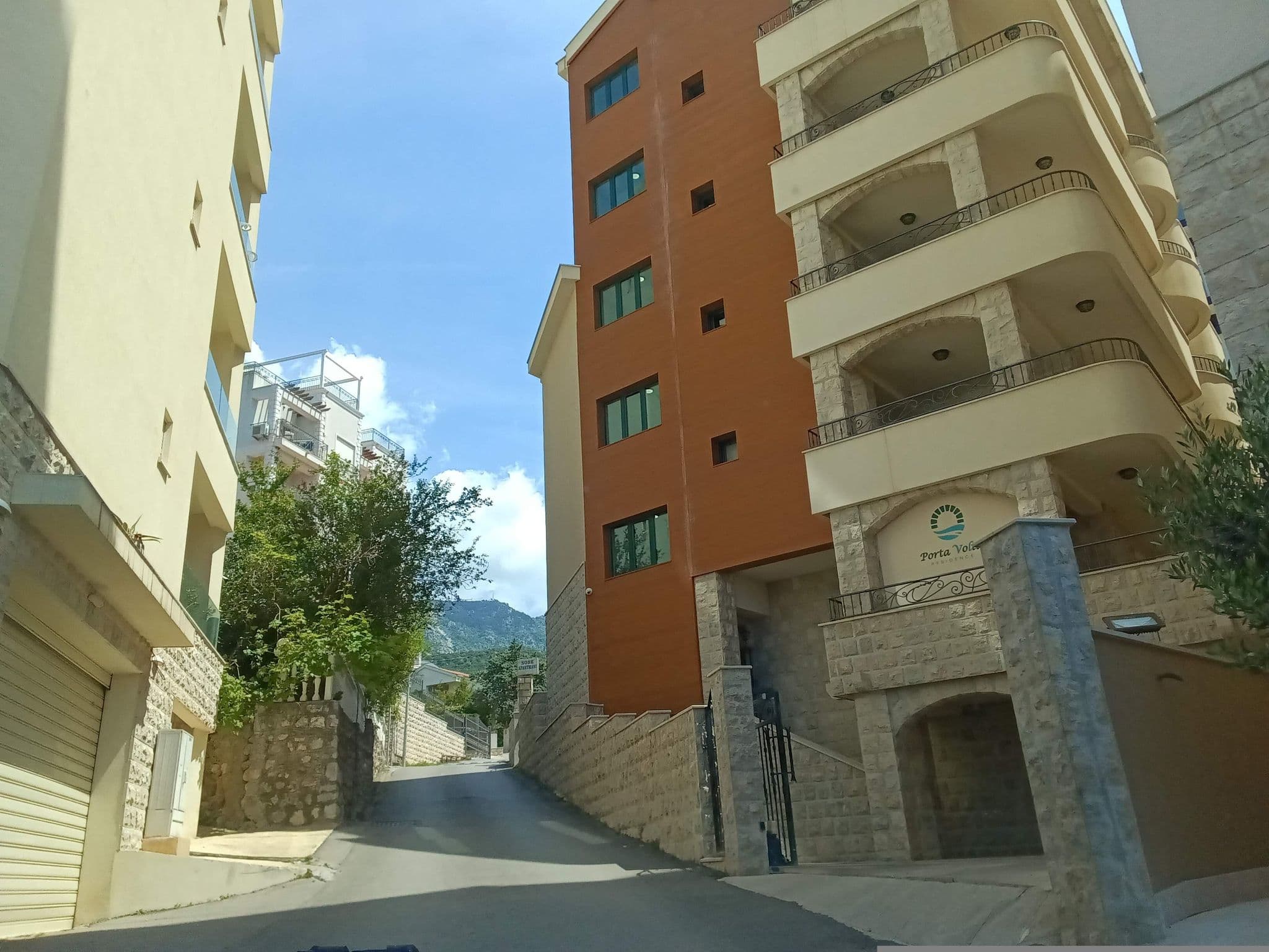 Street view near Svarog Villa, Budva